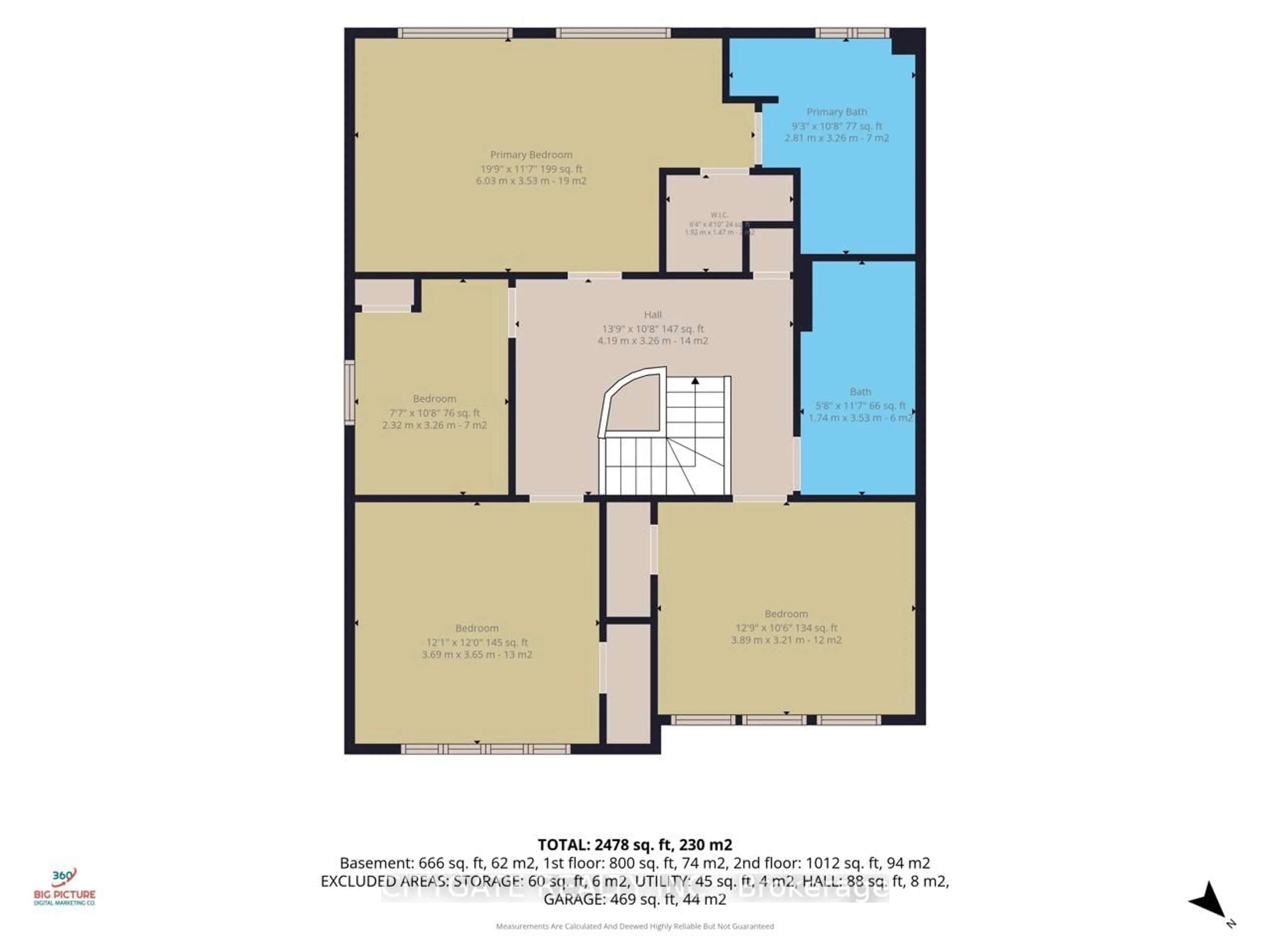 Floor plan for 40 Linderwood Dr, Brampton Ontario L7A 1S3