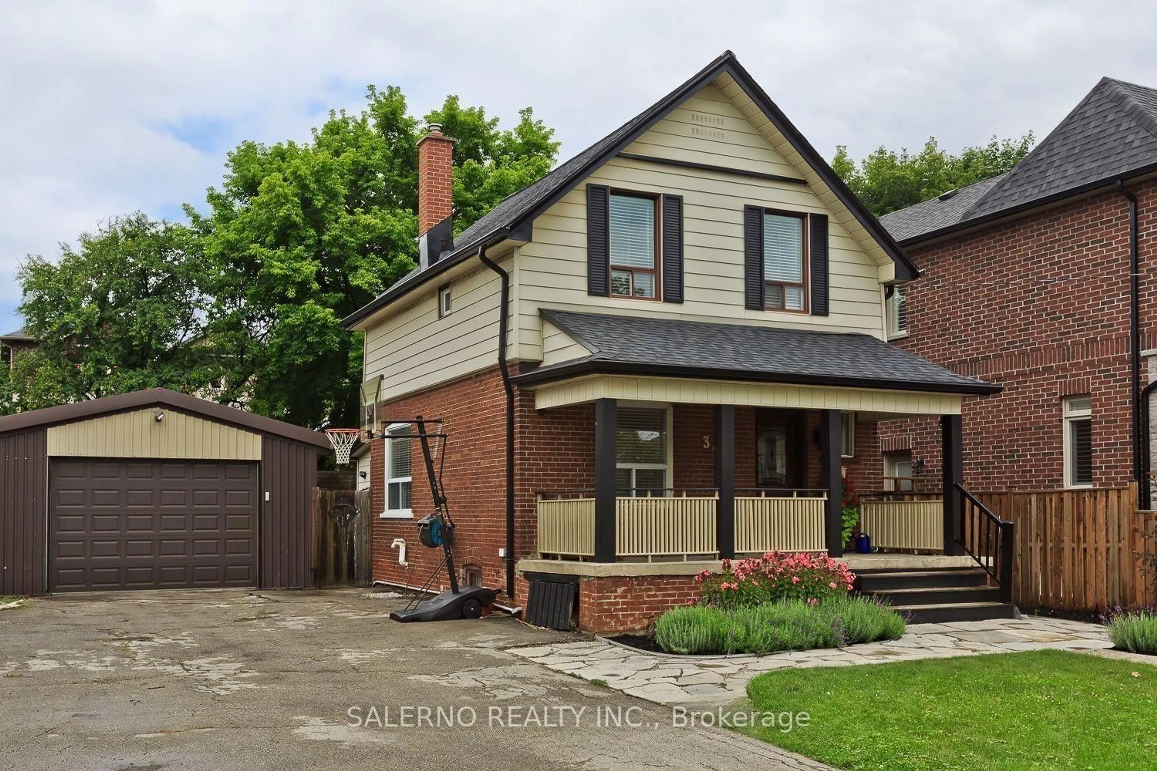Home with brick exterior material, street for 34 Fairfield Ave, Toronto Ontario M8W 1R7