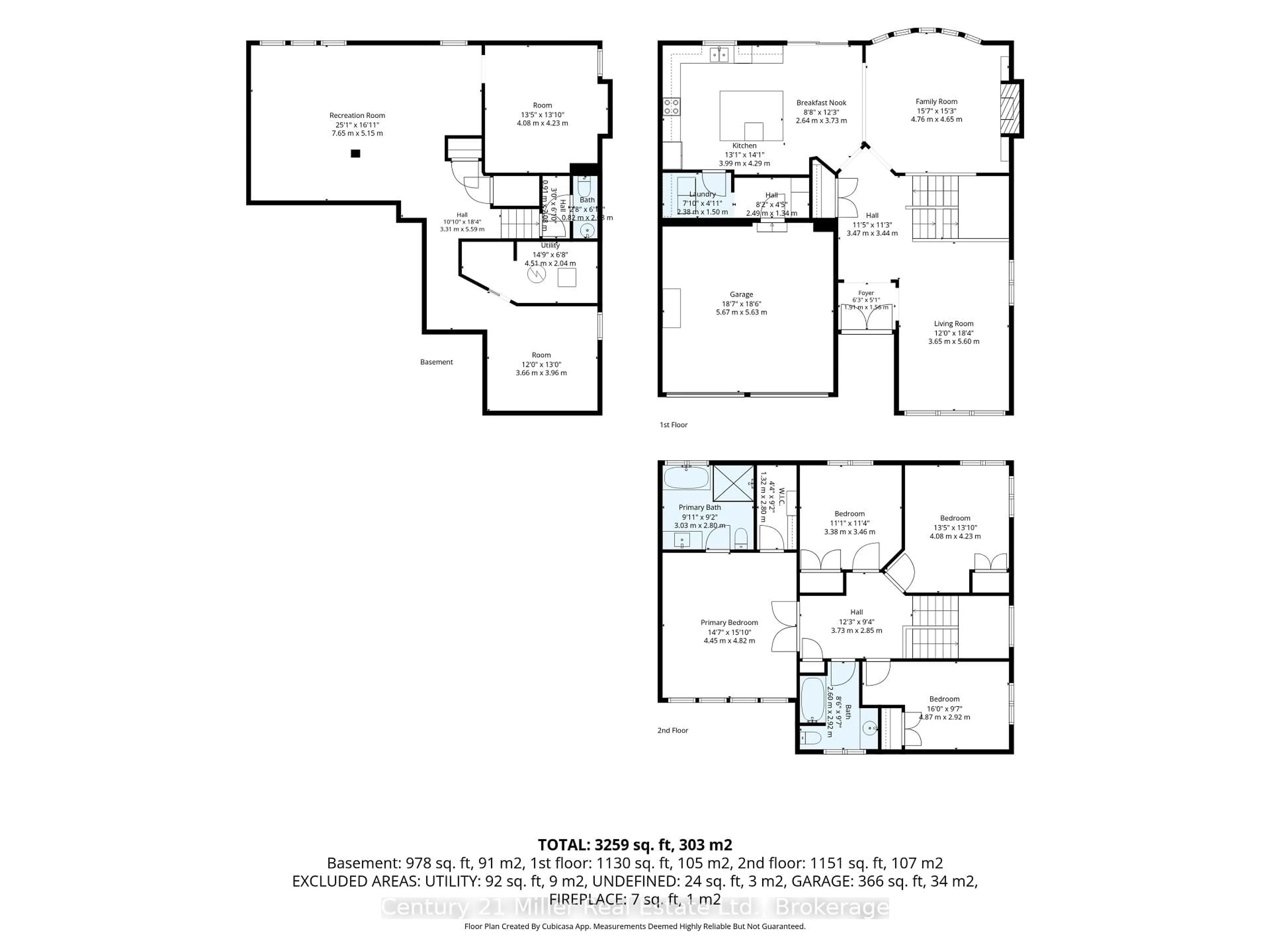 Floor plan for 2350 Valleyridge Dr, Oakville Ontario L6M 5C1