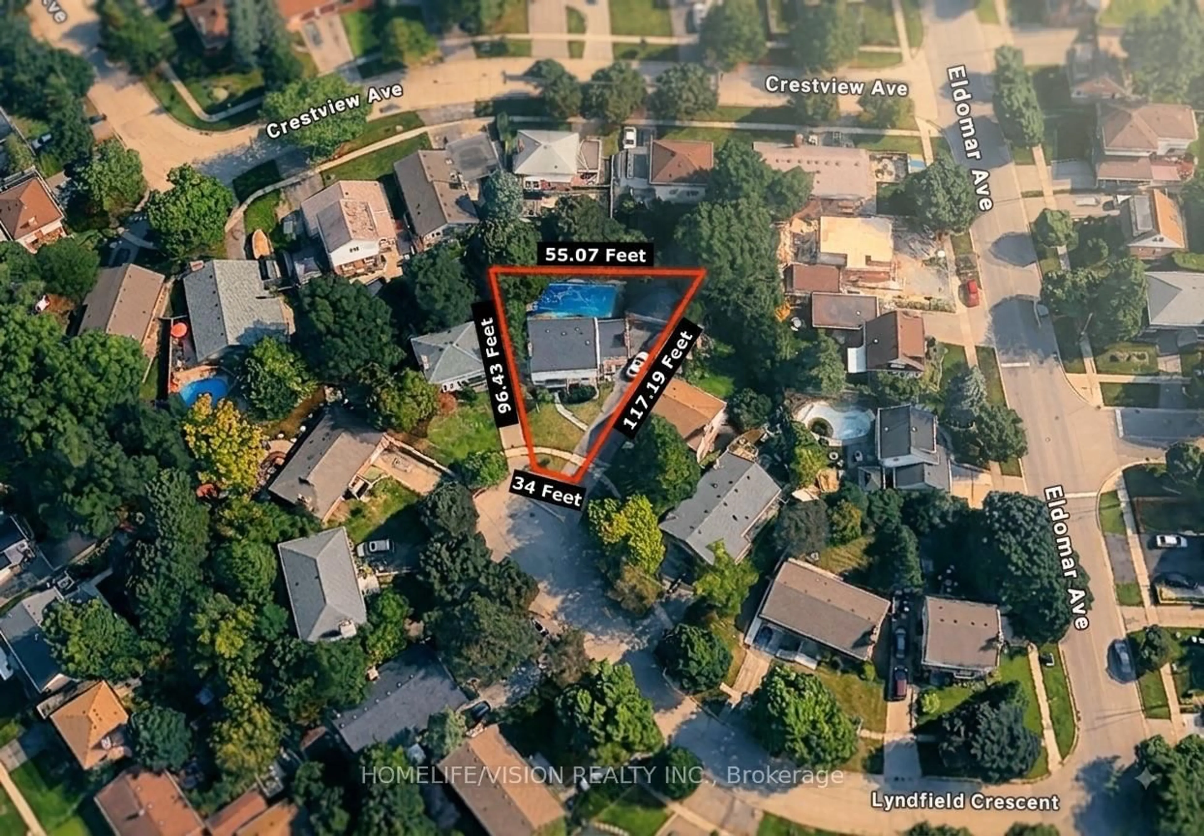 A pic from outside/outdoor area/front of a property/back of a property/a pic from drone, street for 9 Lyndfield Cres, Brampton Ontario L6W 2P4