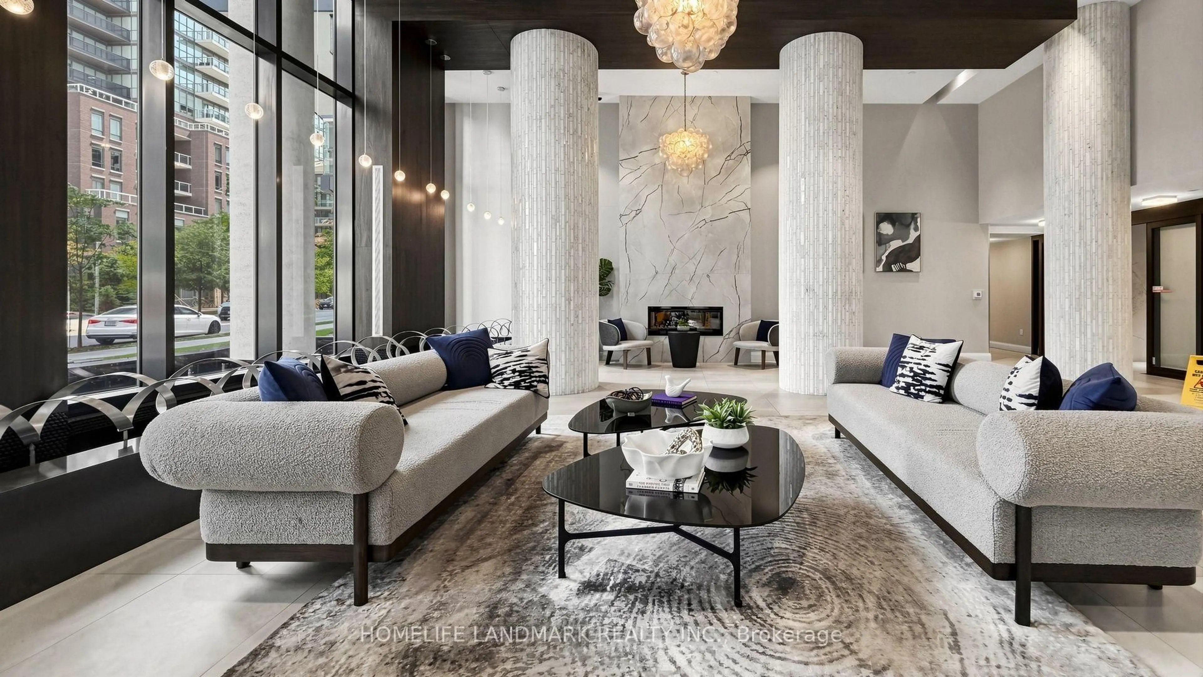 Living room with furniture, unknown for 38 Annie Craig Dr #2702, Toronto Ontario M8V 0A8