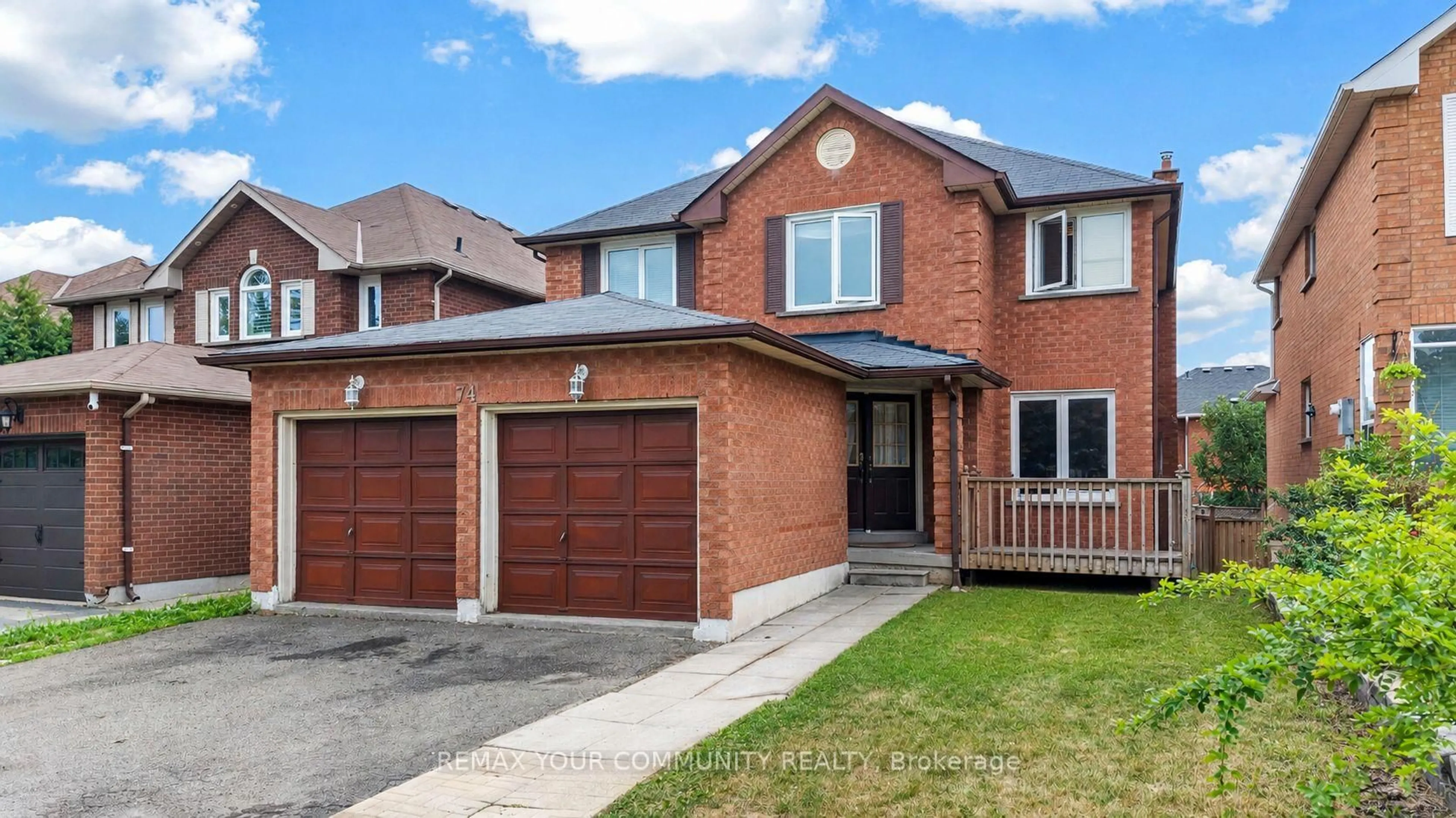 Home with brick exterior material, street for 74 Richvale Dr, Brampton Ontario L6Z 4K1