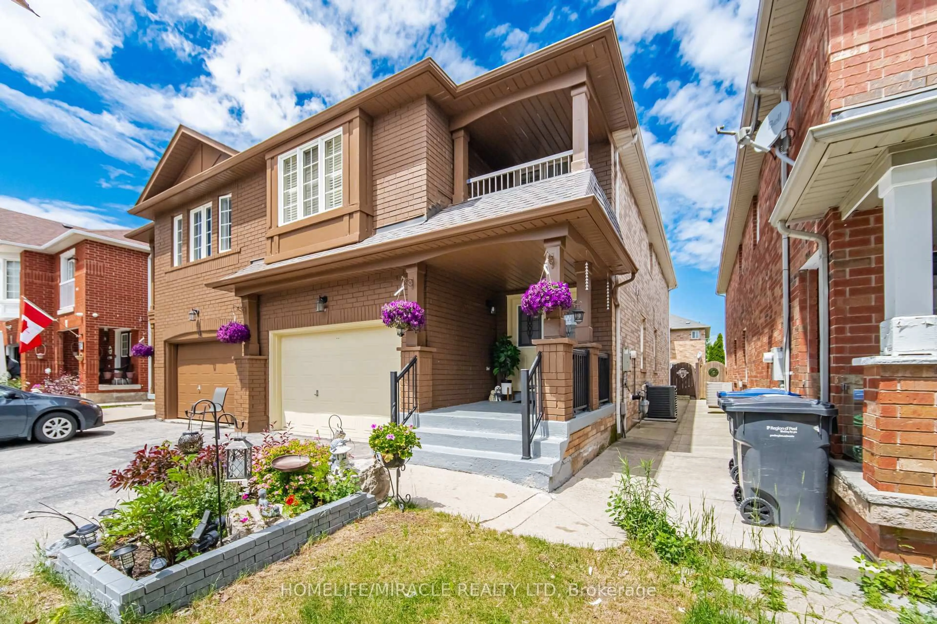 Home with brick exterior material, street for 16 Capistro St, Brampton Ontario L7A 3J3
