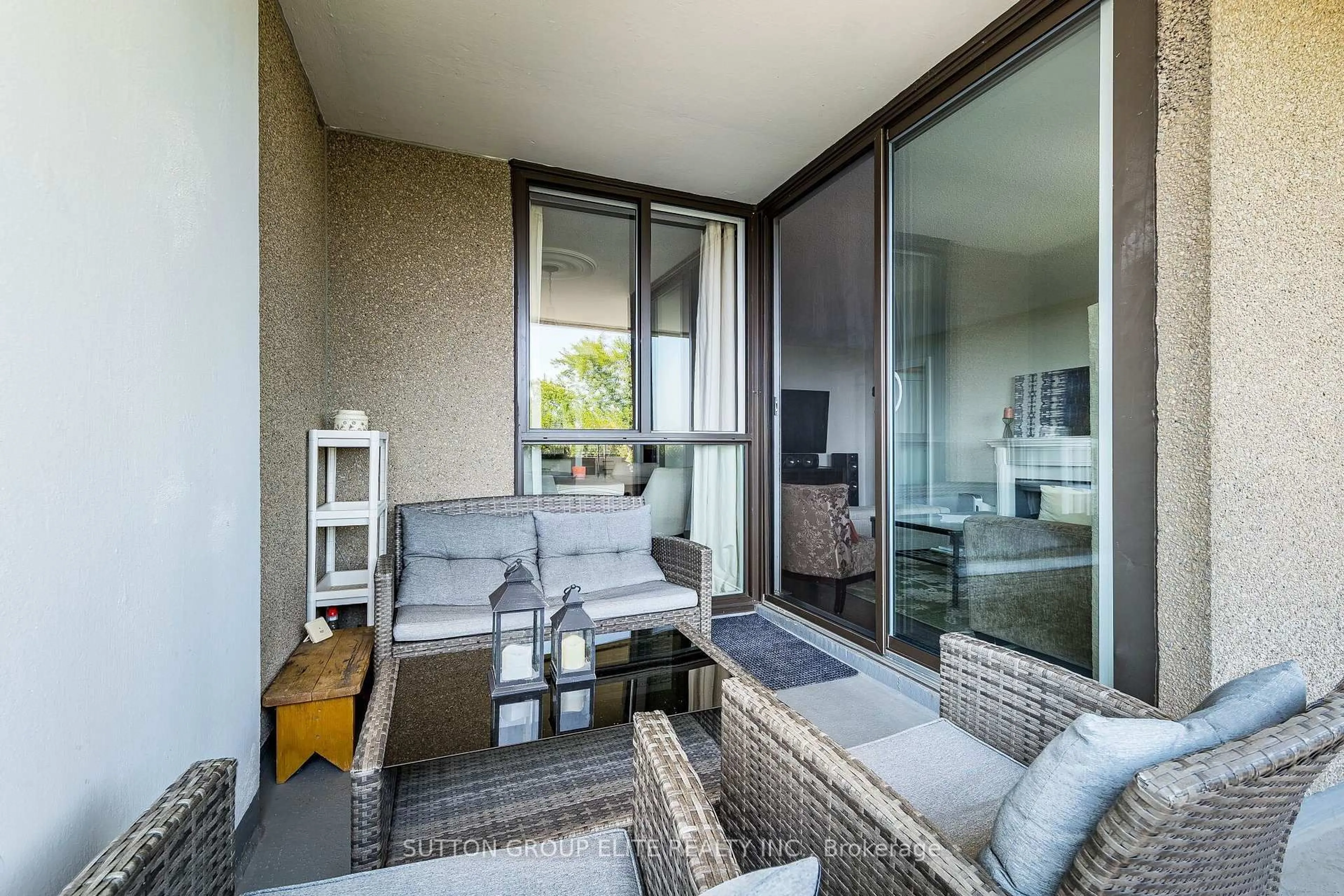 Balcony in the apartment, water/lake/river/ocean view for 1320 Mississauga Valley Blvd #508, Mississauga Ontario L5A 3S9