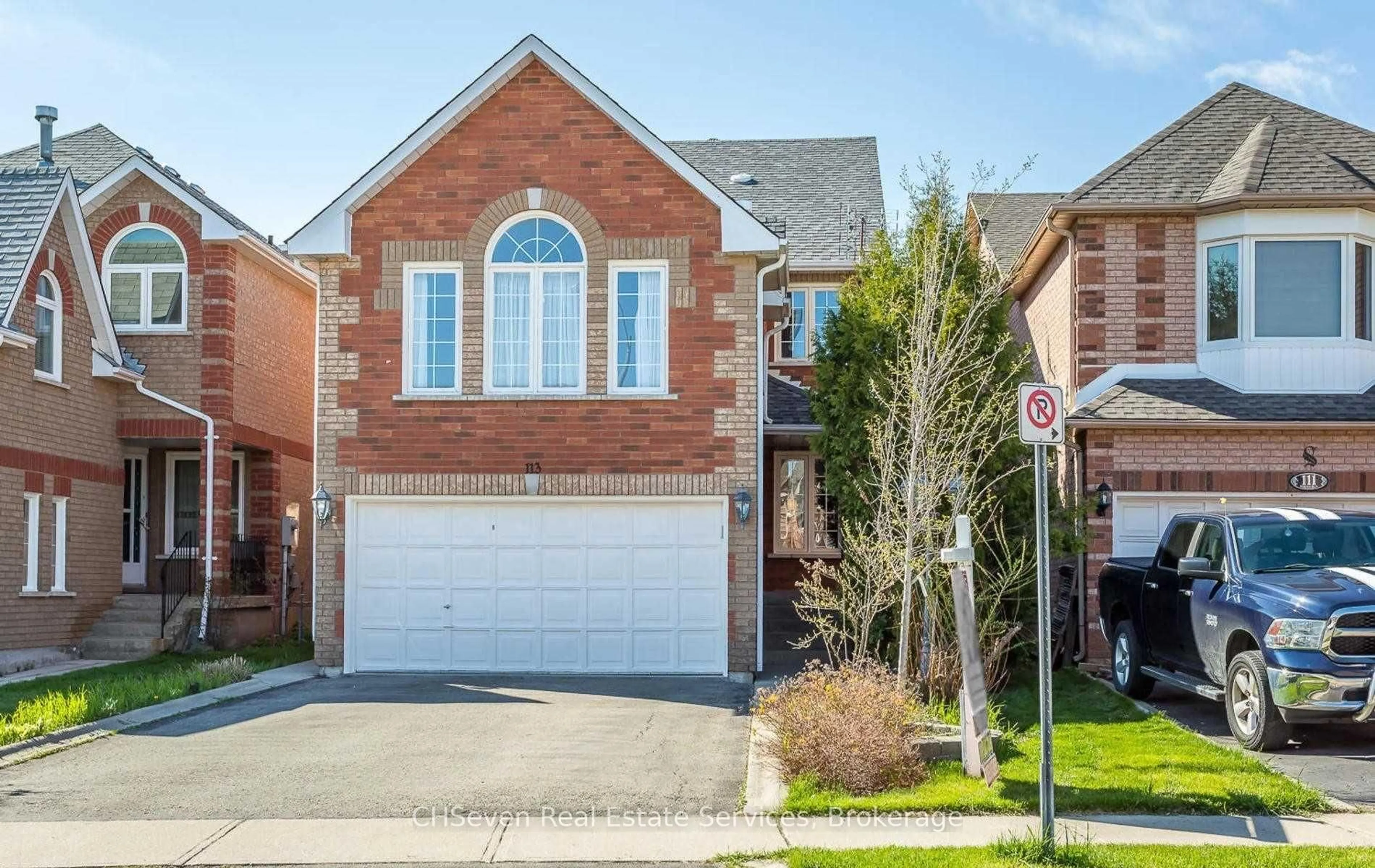 Home with brick exterior material, street for 113 White Tail Cres, Brampton Ontario L6Y 5B9