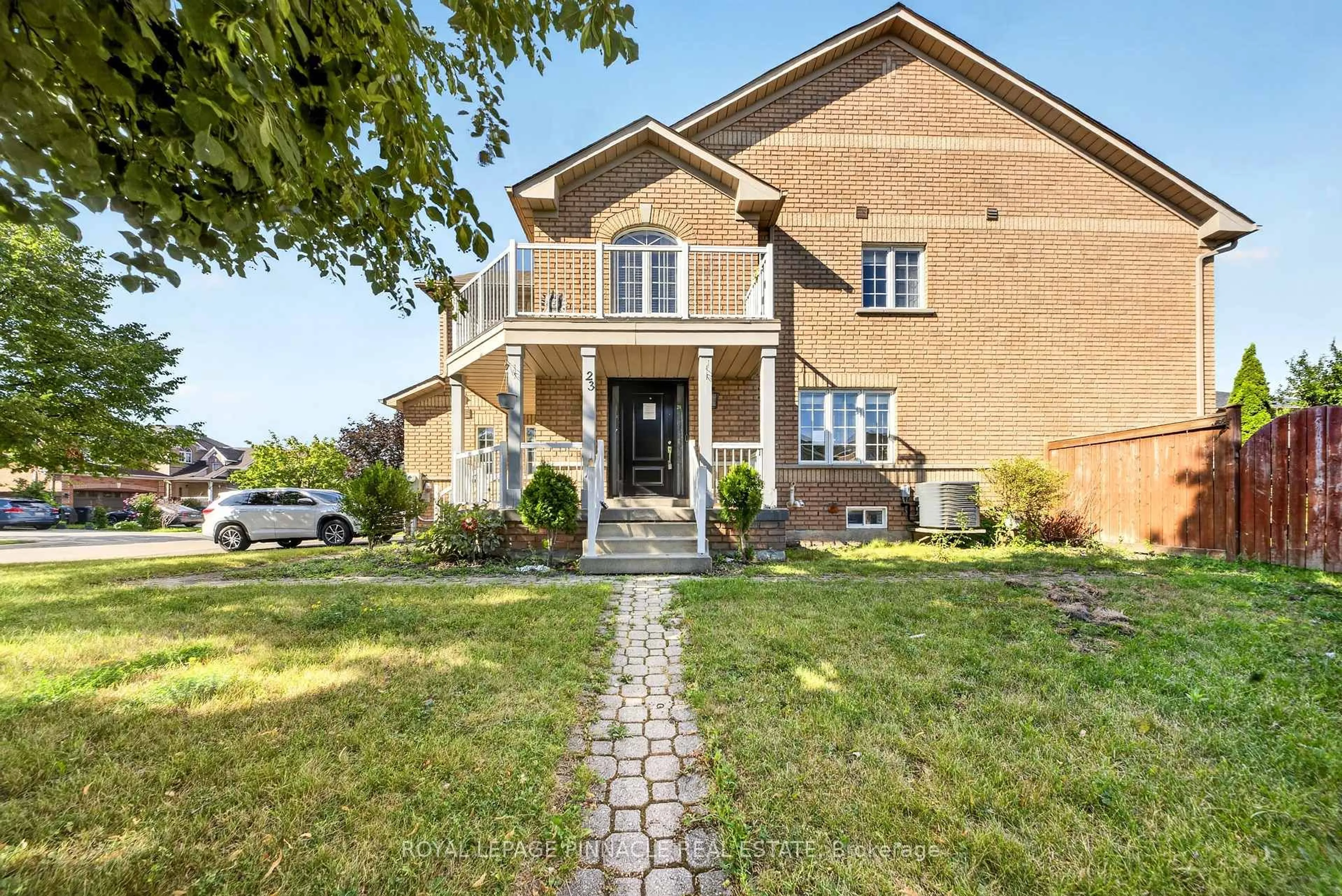 Home with brick exterior material, street for 23 Prince Cres, Brampton Ontario L7A 2C9