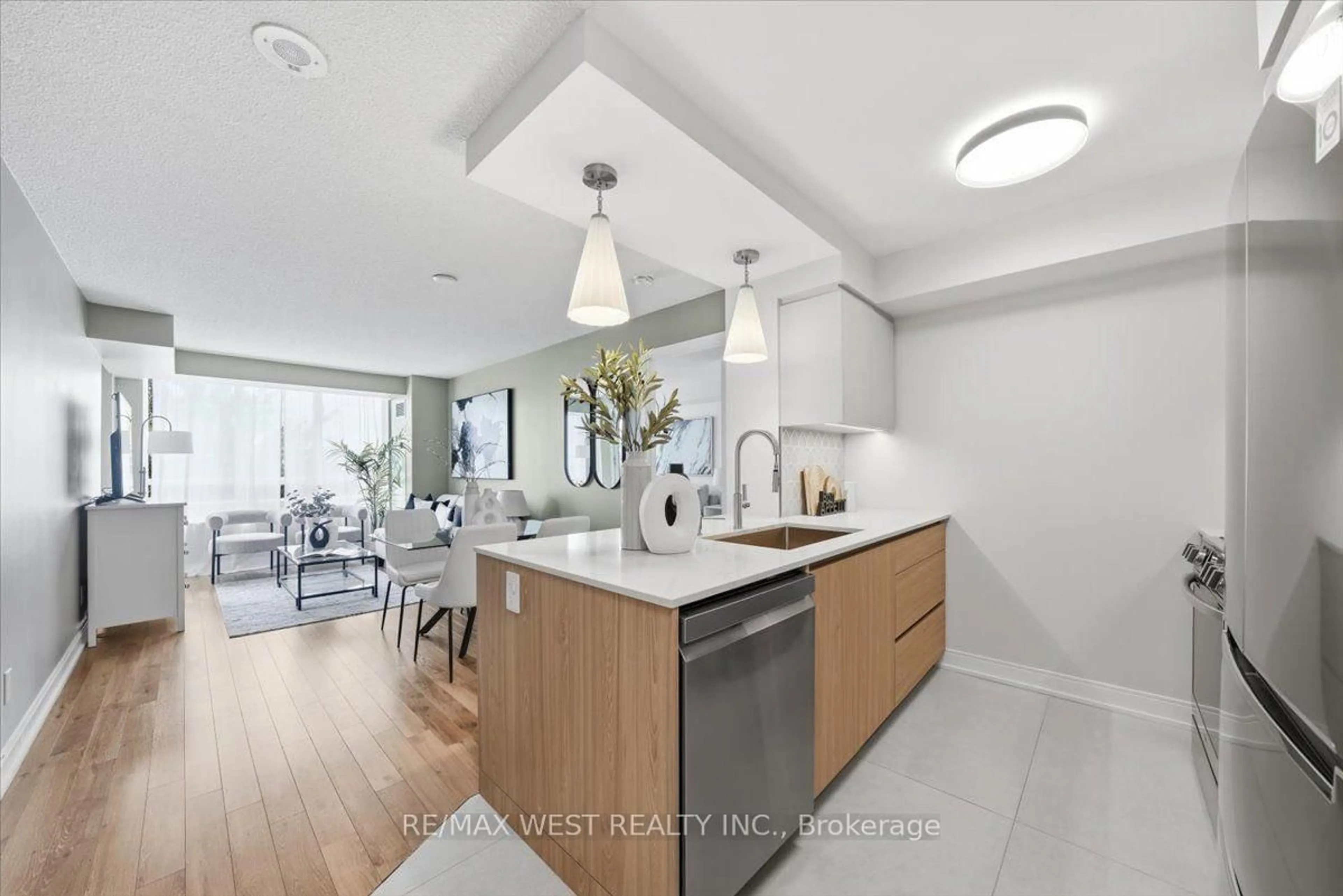Open concept kitchen, unknown for 25 Viking Lane #250, Toronto Ontario M9B 0A1