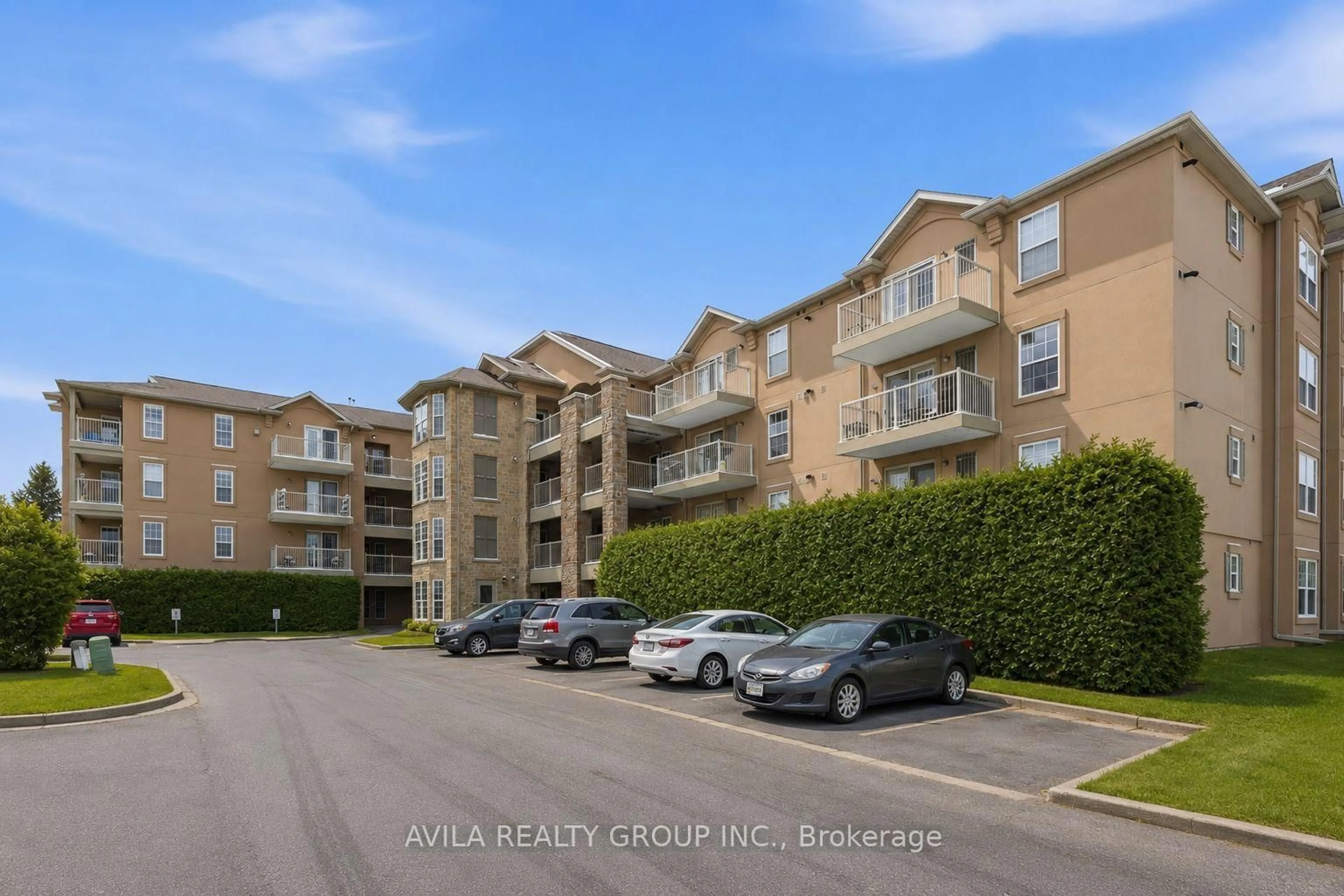 A pic from outside/outdoor area/front of a property/back of a property/a pic from drone, unknown for 1460 Bishops Gate #203, Oakville Ontario L6M 4N5