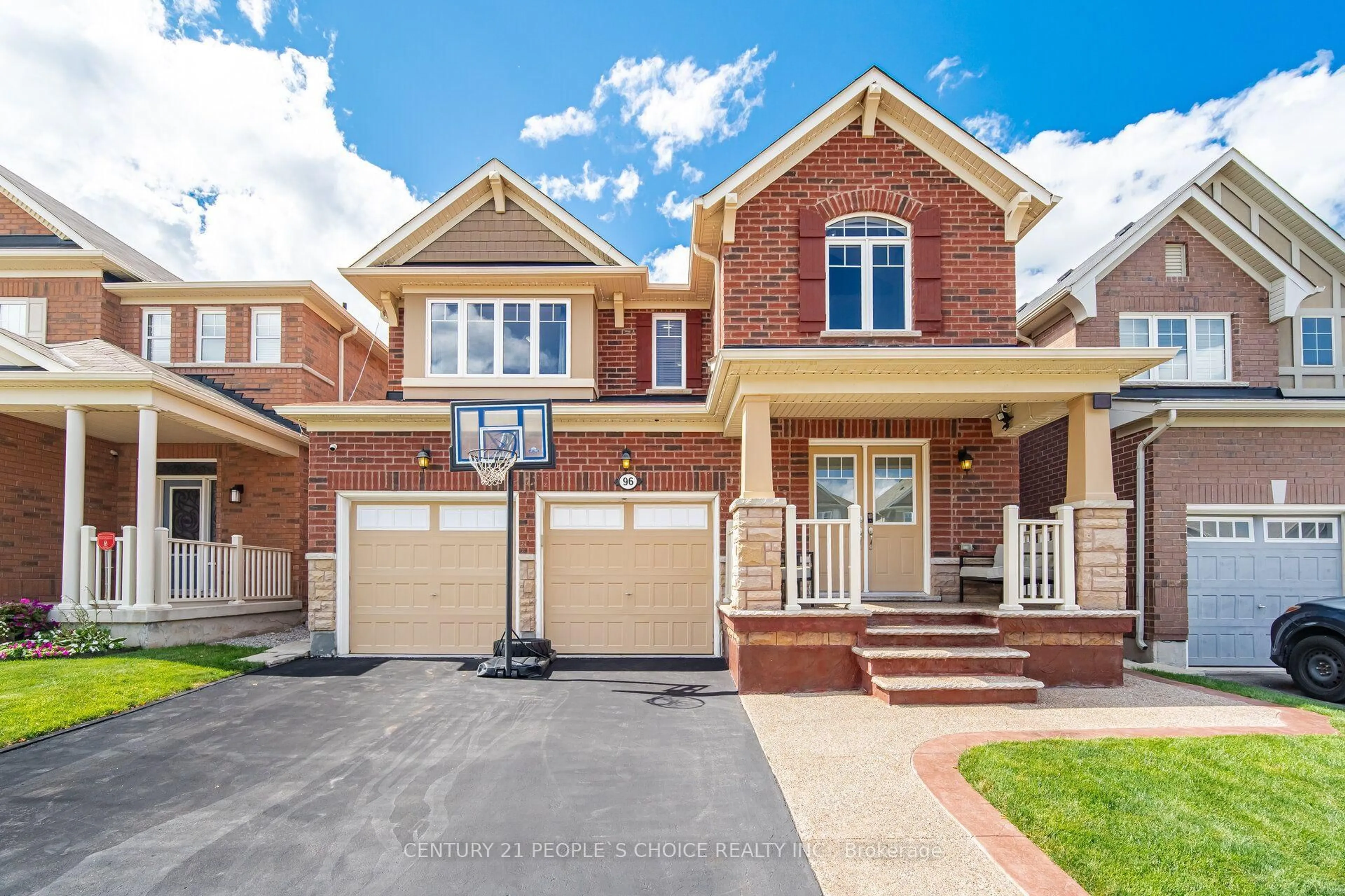 Home with brick exterior material, street for 96 Enford Cres, Brampton Ontario L7A 4C6