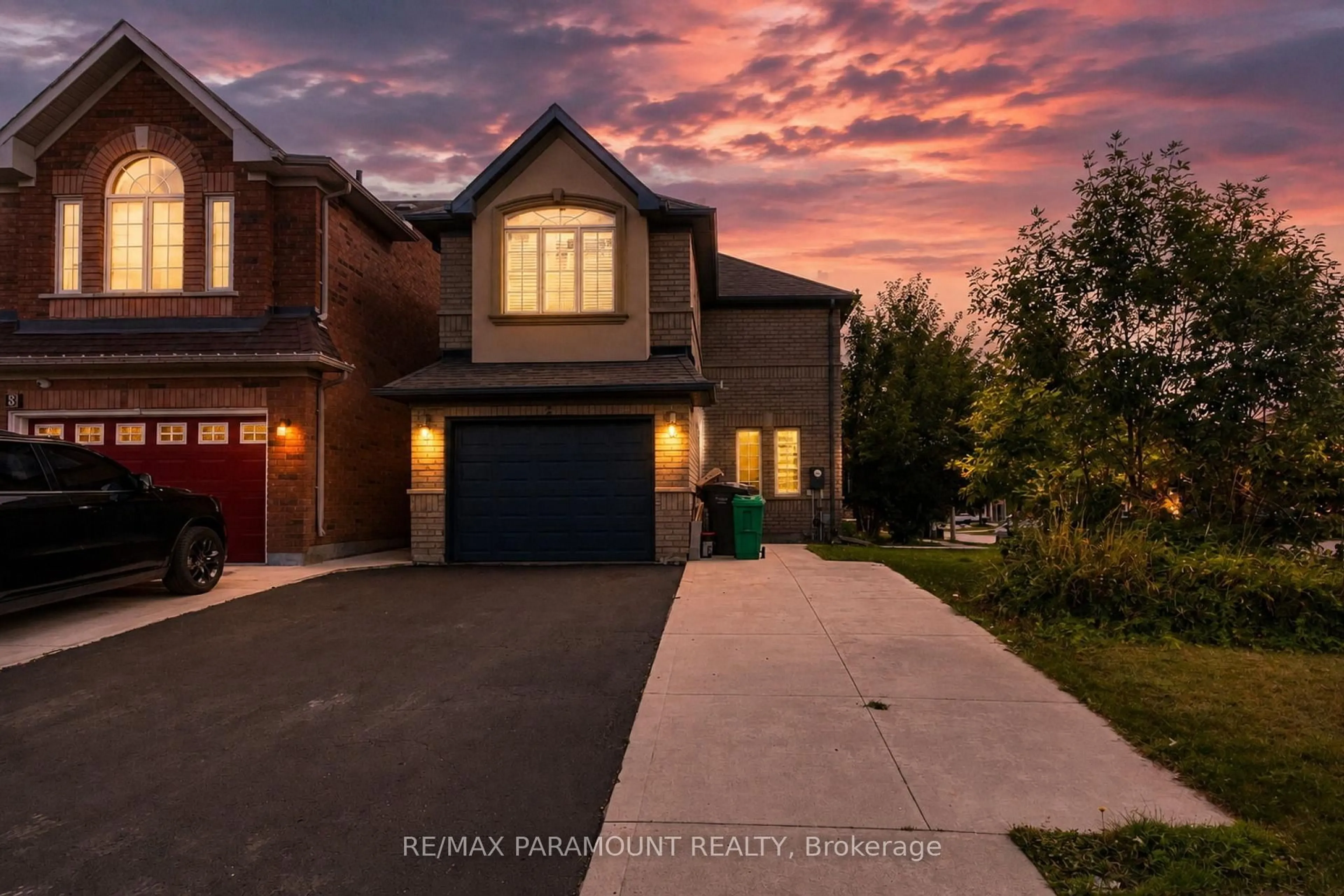 A pic from outside/outdoor area/front of a property/back of a property/a pic from drone, street for 22 Checkerberry Cres, Brampton Ontario L6R 2S6