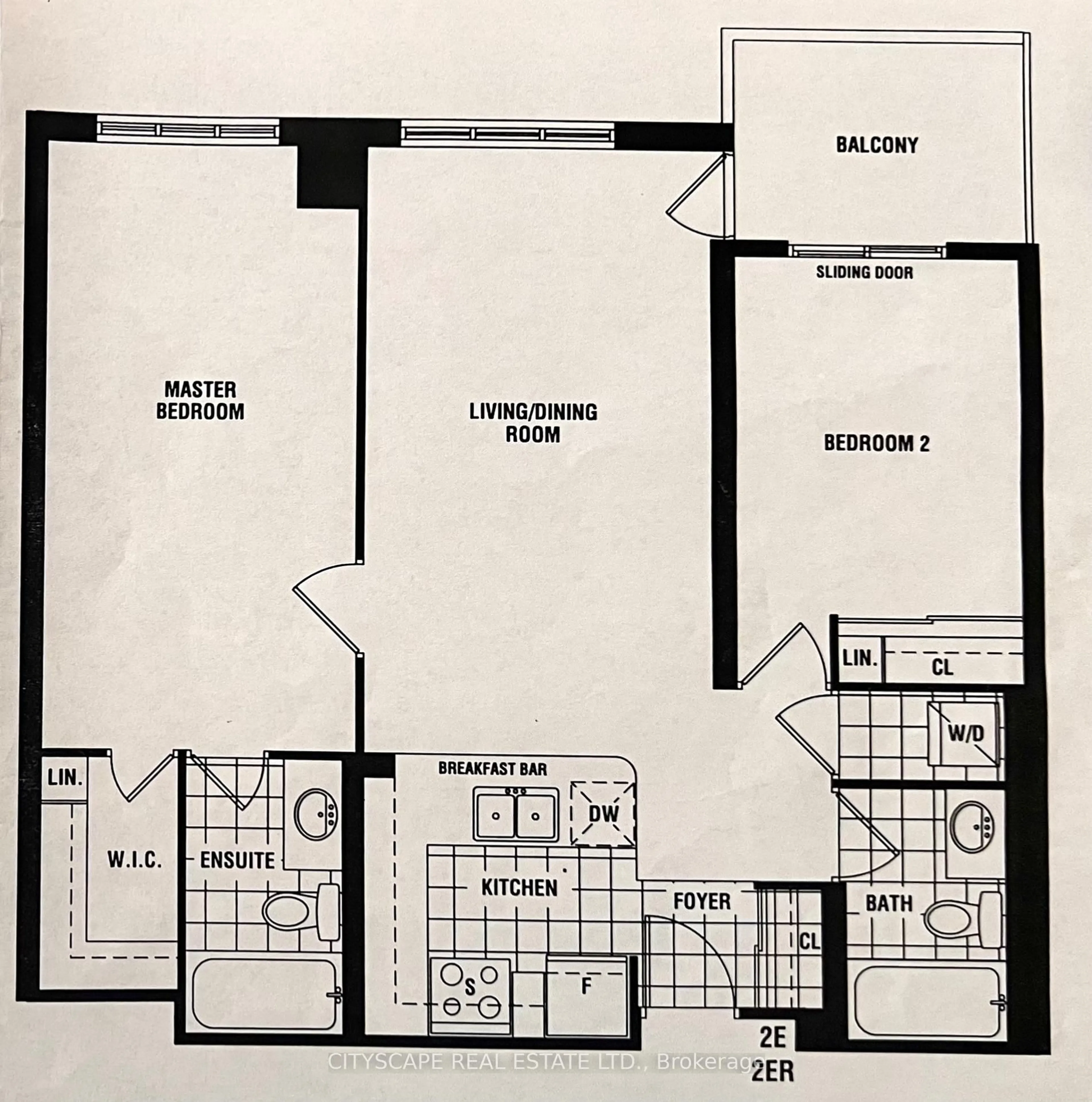 Floor plan for 335 Rathburn Rd #1808, Mississauga Ontario L5B 0C8