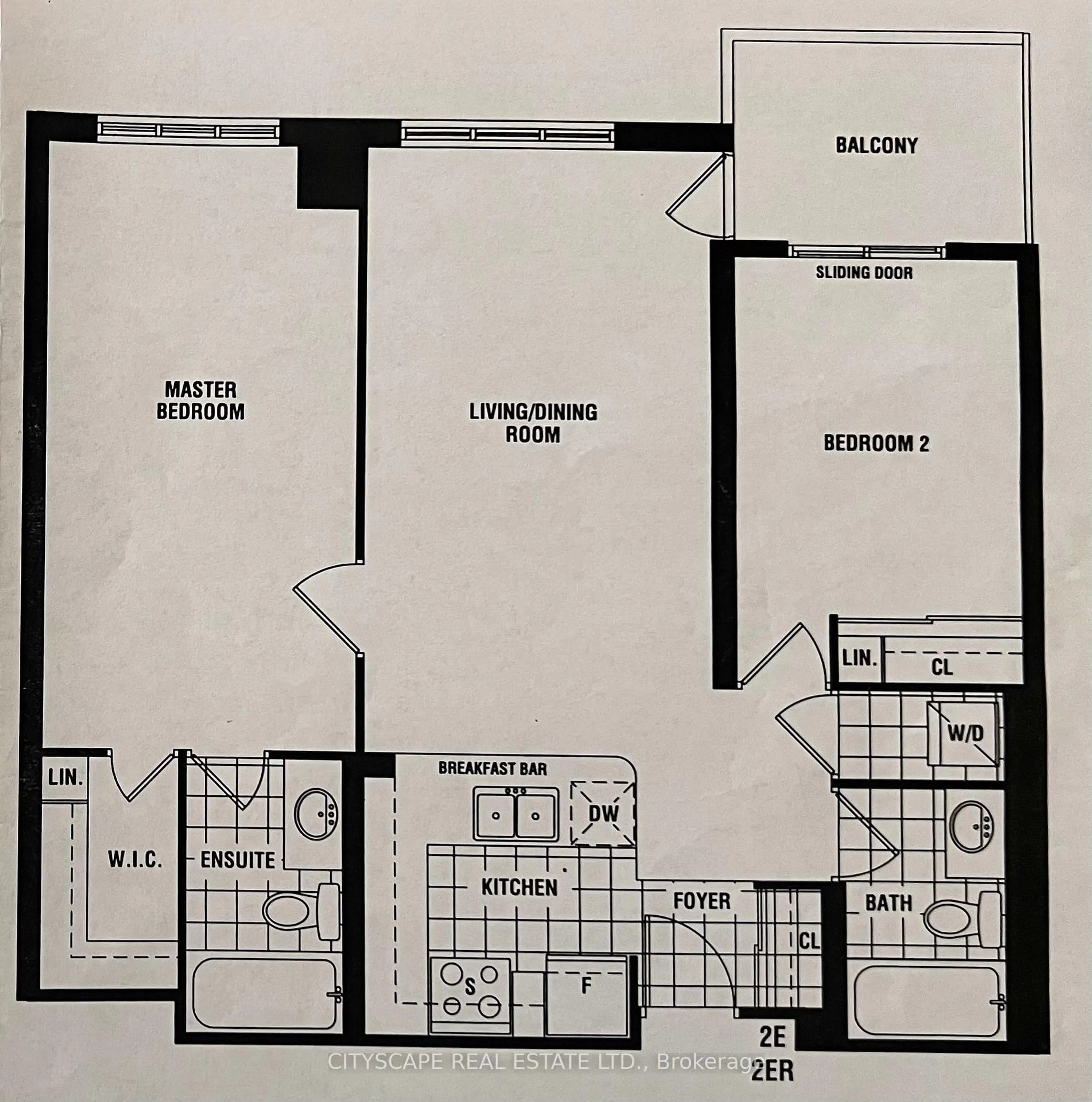 Floor plan for 335 Rathburn Rd #1808, Mississauga Ontario L5B 0C8