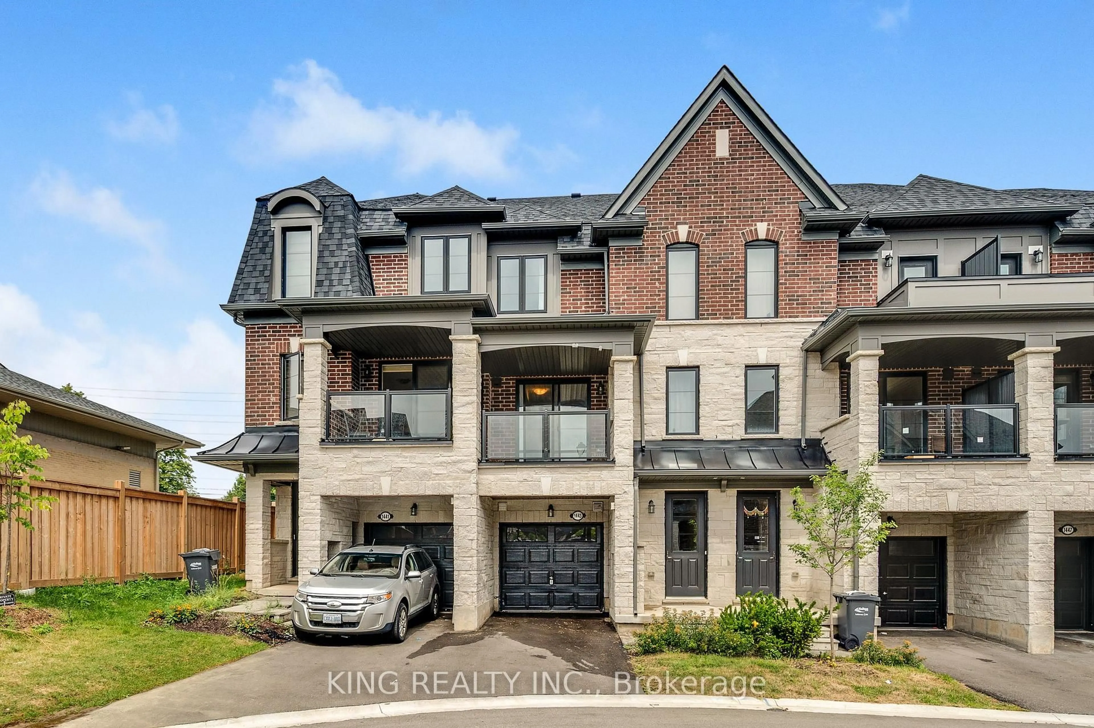 Home with brick exterior material, street for 1443 National Common, Burlington Ontario L7P 0V7