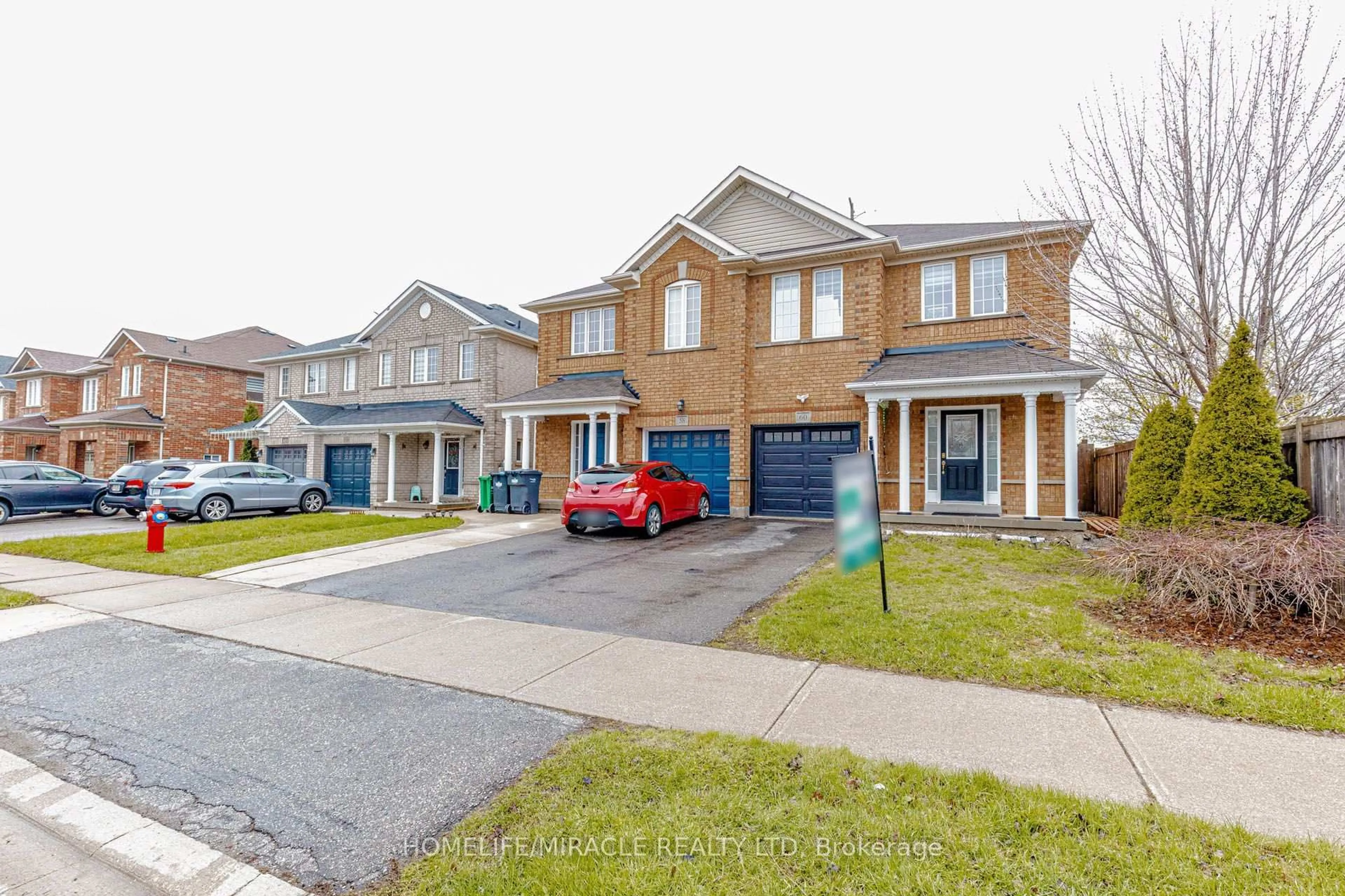Home with brick exterior material, street for 60 Bushmill Circ, Brampton Ontario L7A 0K8