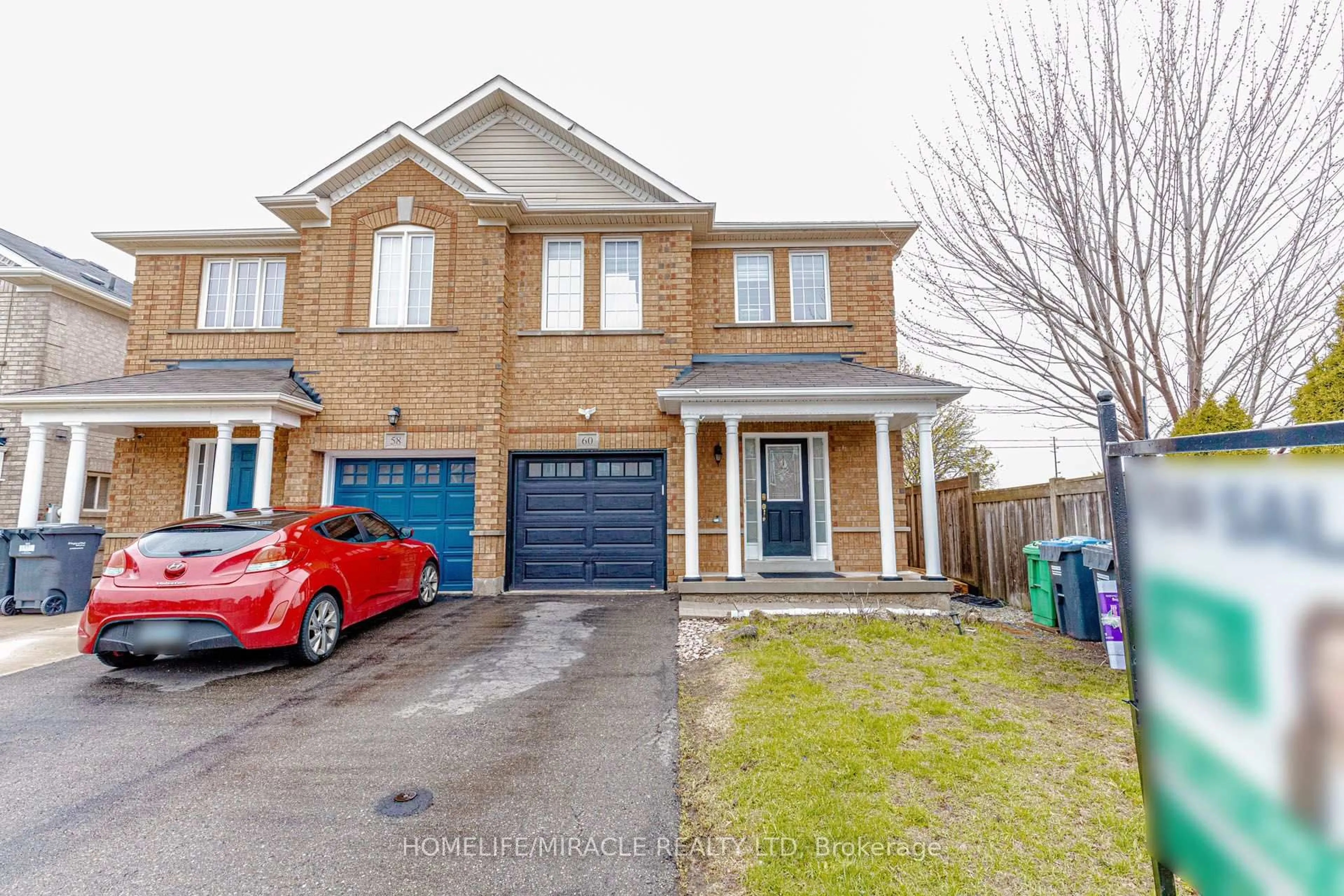 Home with brick exterior material, street for 60 Bushmill Circ, Brampton Ontario L7A 0K8