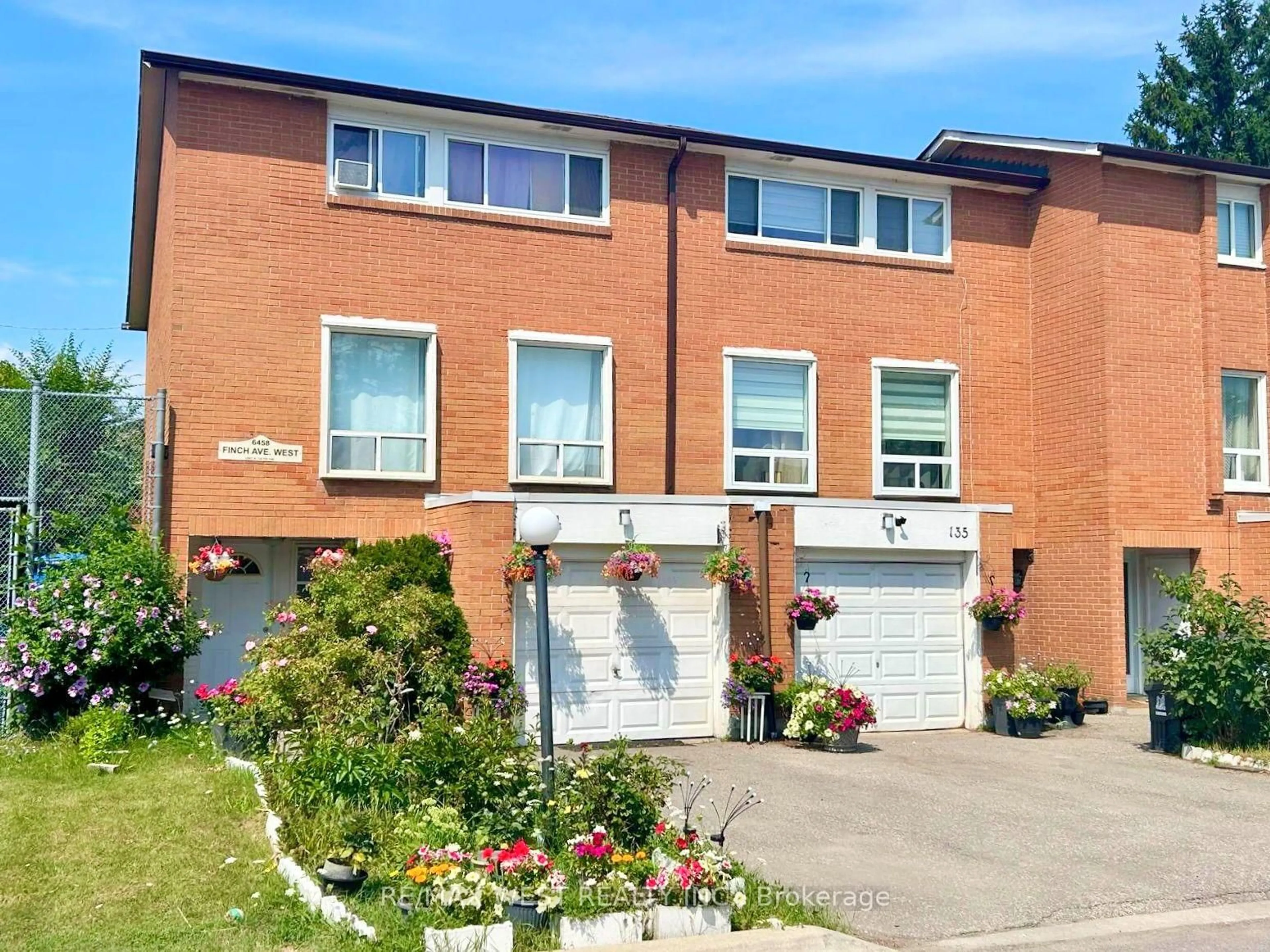 Home with brick exterior material, street for 6458 Finch Ave #134, Toronto Ontario M9V 1T4