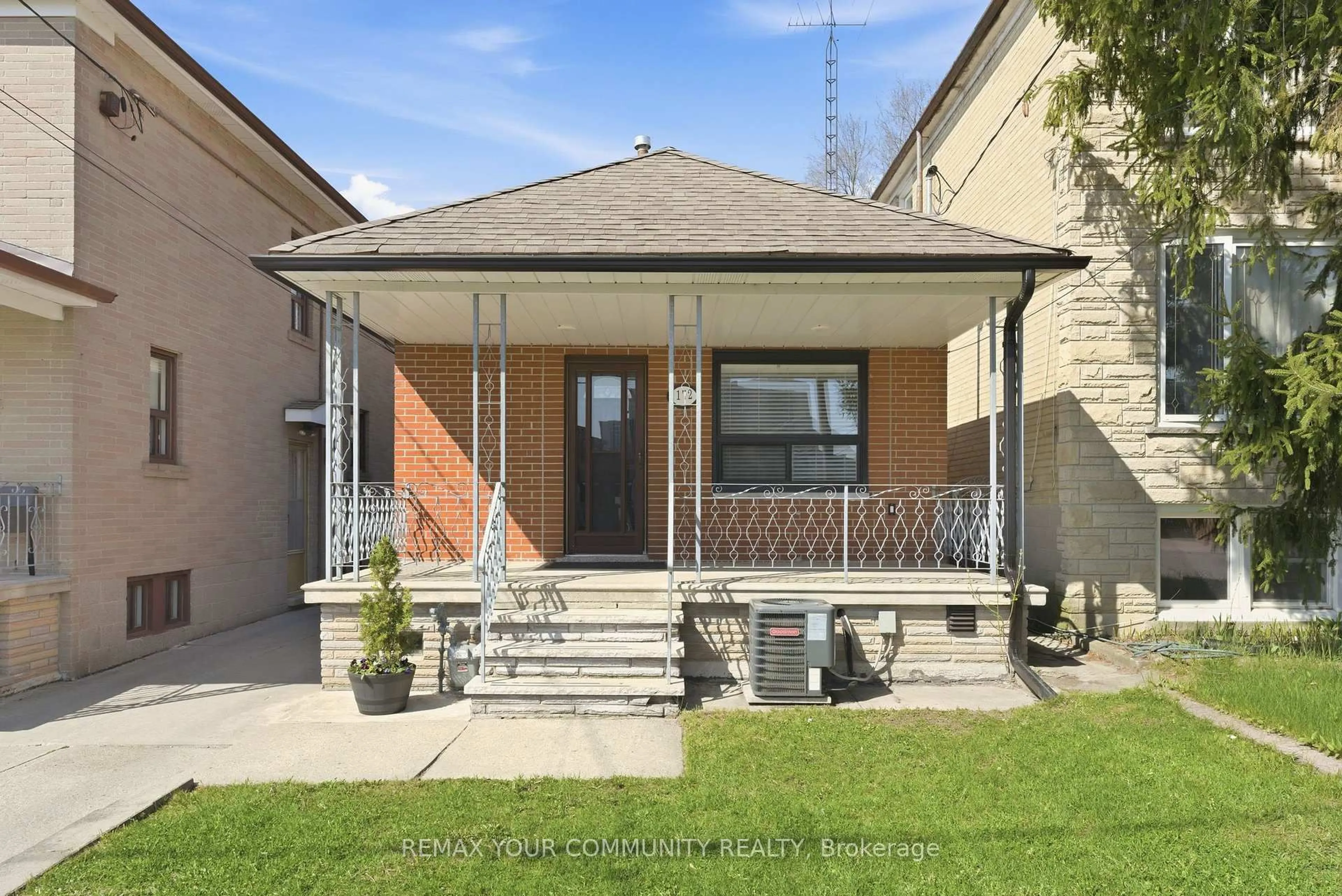 Home with brick exterior material, street for 172 Times Rd, Toronto Ontario M6B 3M6