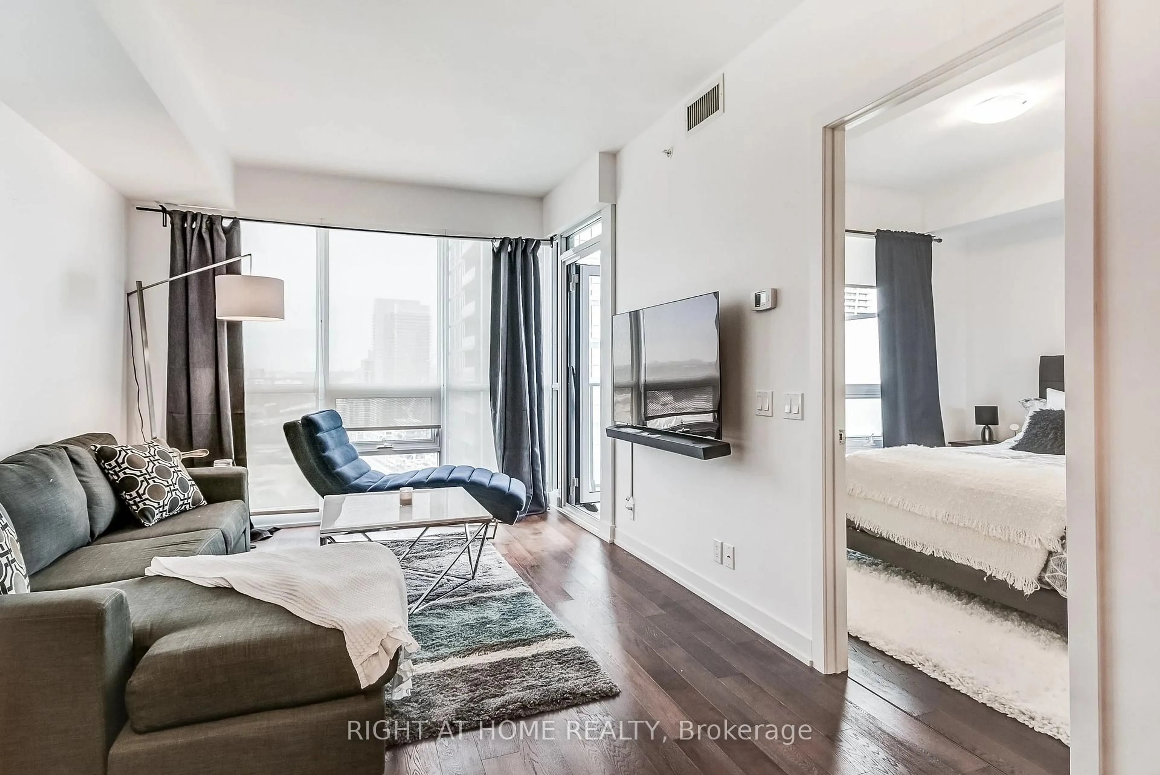 Living room with furniture, unknown for 2212 Lake Shore Blvd #2710, Toronto Ontario M8V 0C2