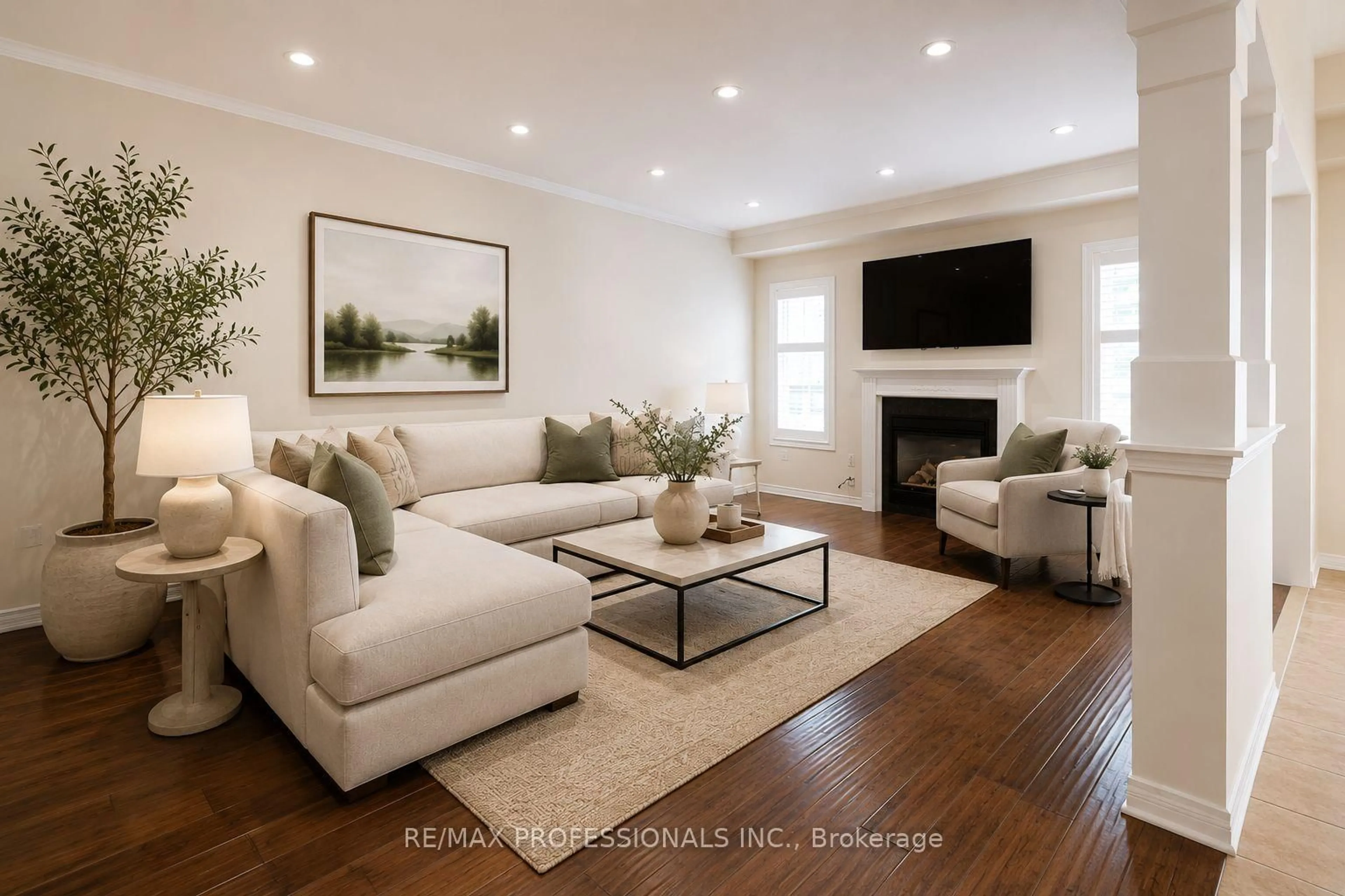 Living room with furniture, unknown for 3184 Nixon Gate, Burlington Ontario L7M 0C6