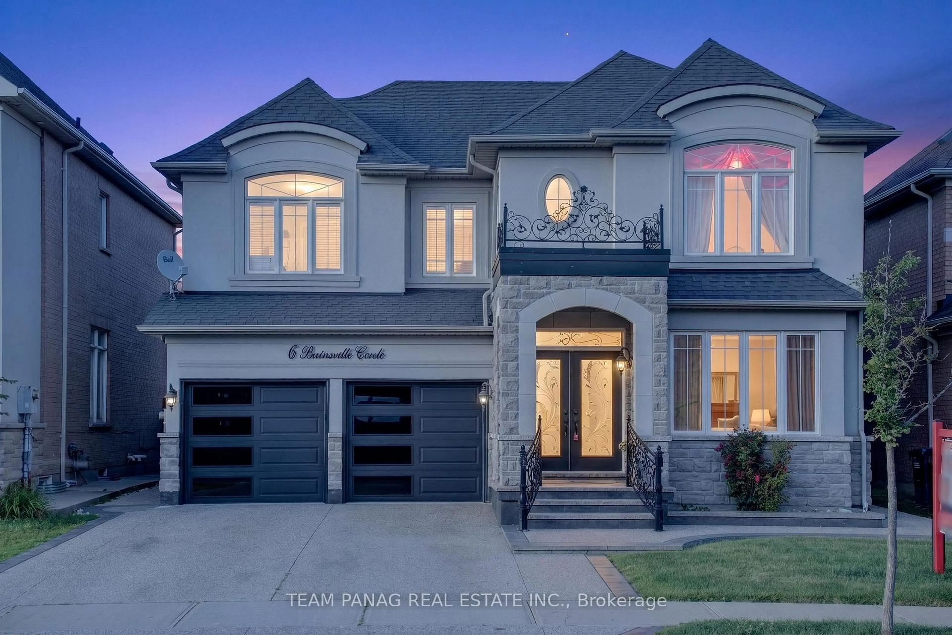 Home with brick exterior material, street for 6 Bainsville Circ, Brampton Ontario L6P 3A5