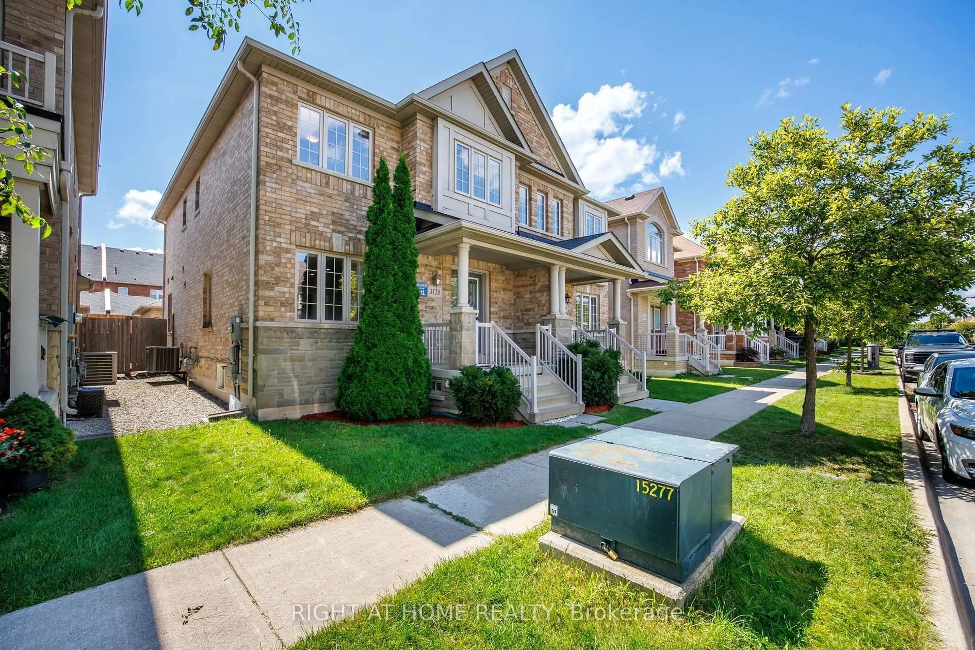 Home with brick exterior material, street for 3128 Robert Brown Blvd, Oakville Ontario L6M 4L7