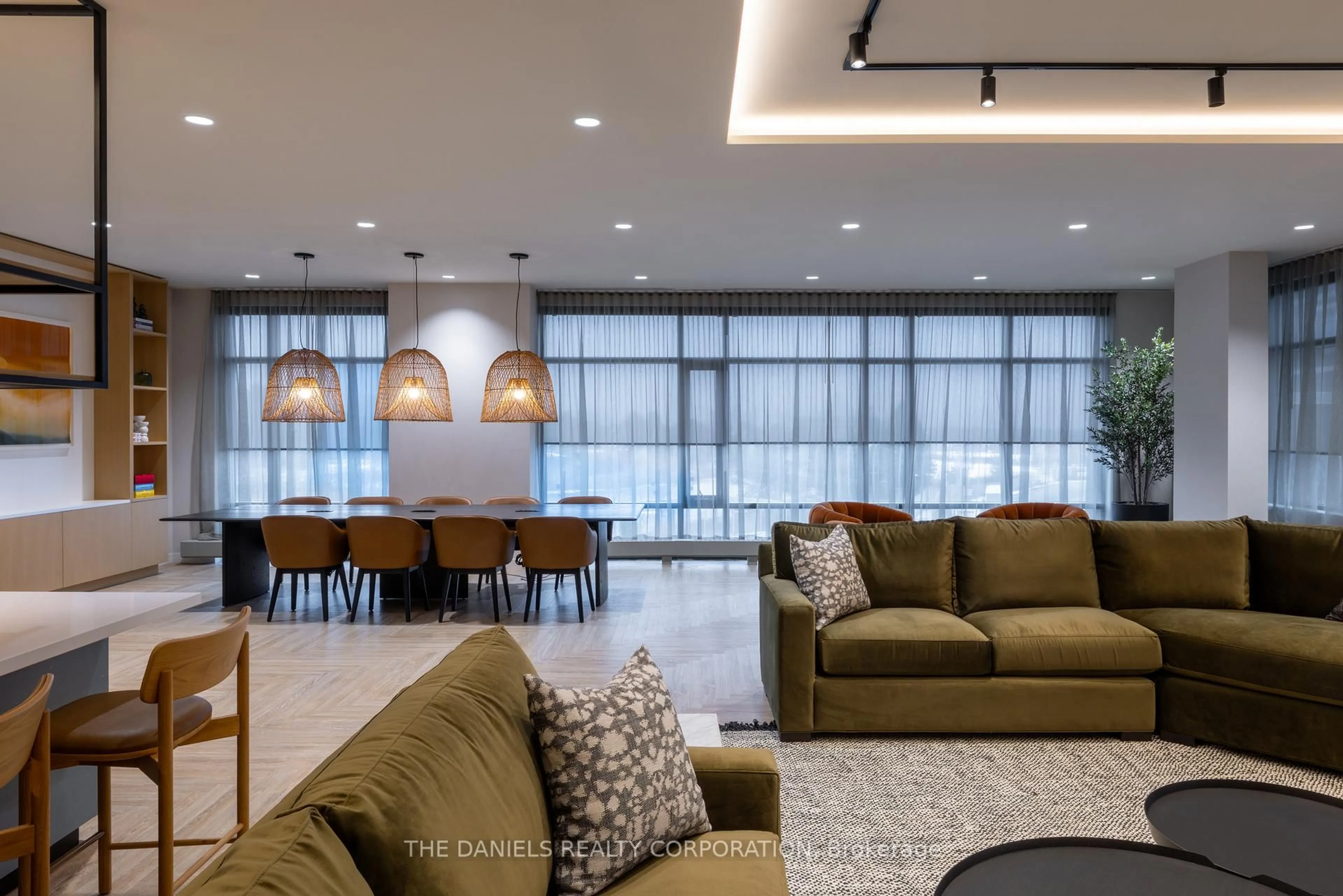 Living room with furniture, unknown for 2495 Eglinton Ave #201, Mississauga Ontario L5M 2T2