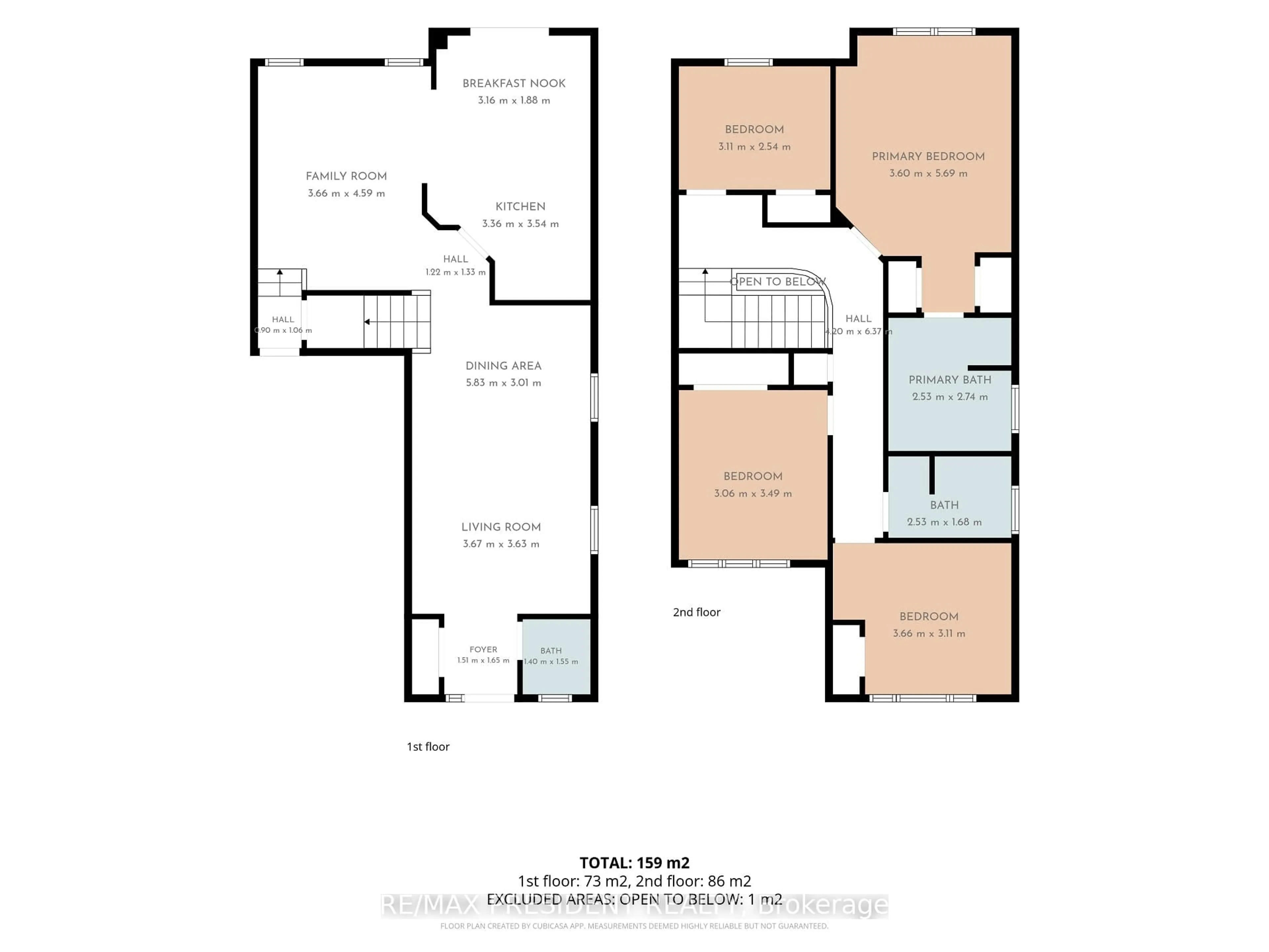 Floor plan for 29 Prudhomme Dr, Brampton Ontario L6R 0G9
