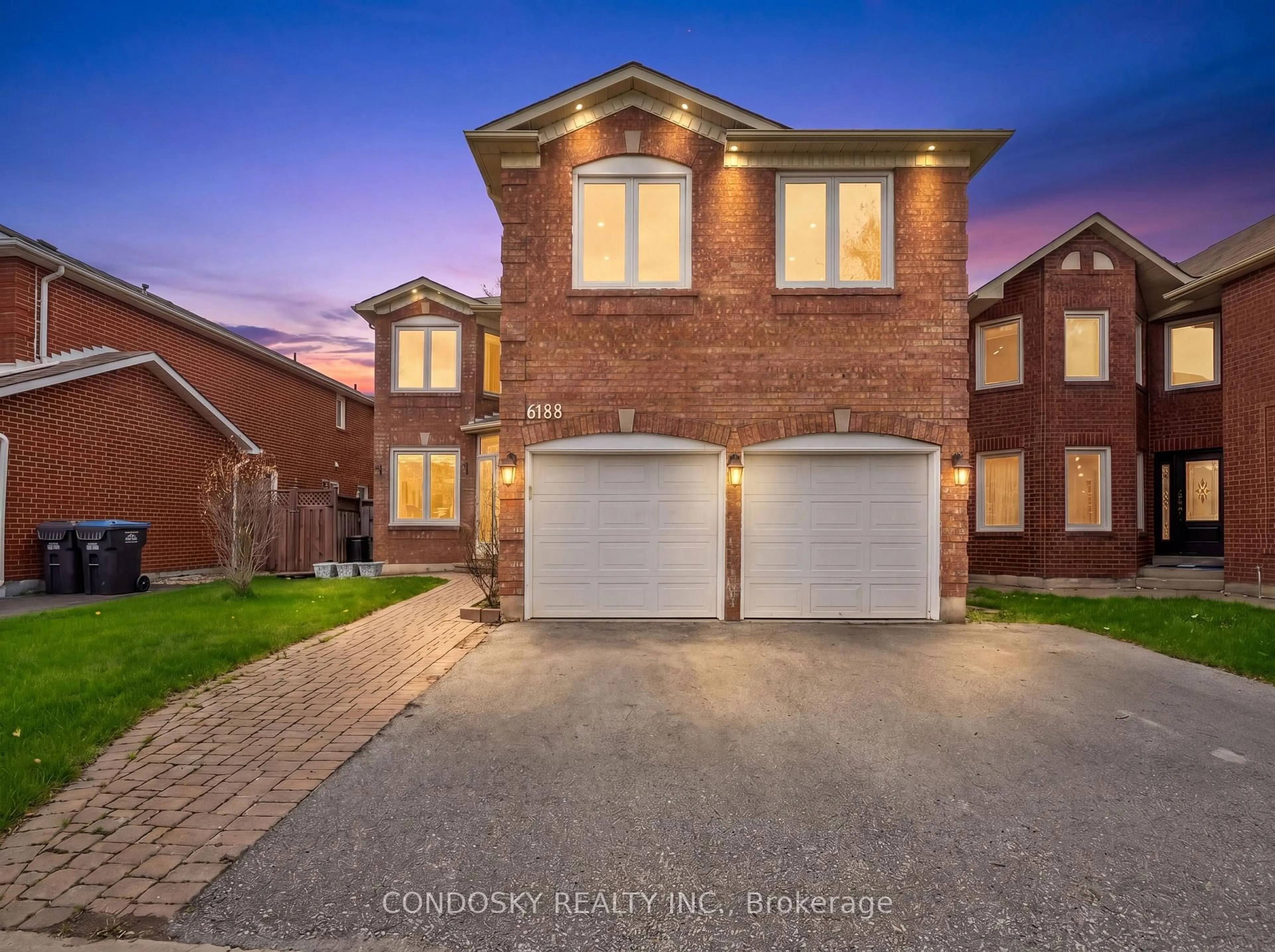 Home with brick exterior material, street for 6182 Duford Dr, Mississauga Ontario L5V 1A5