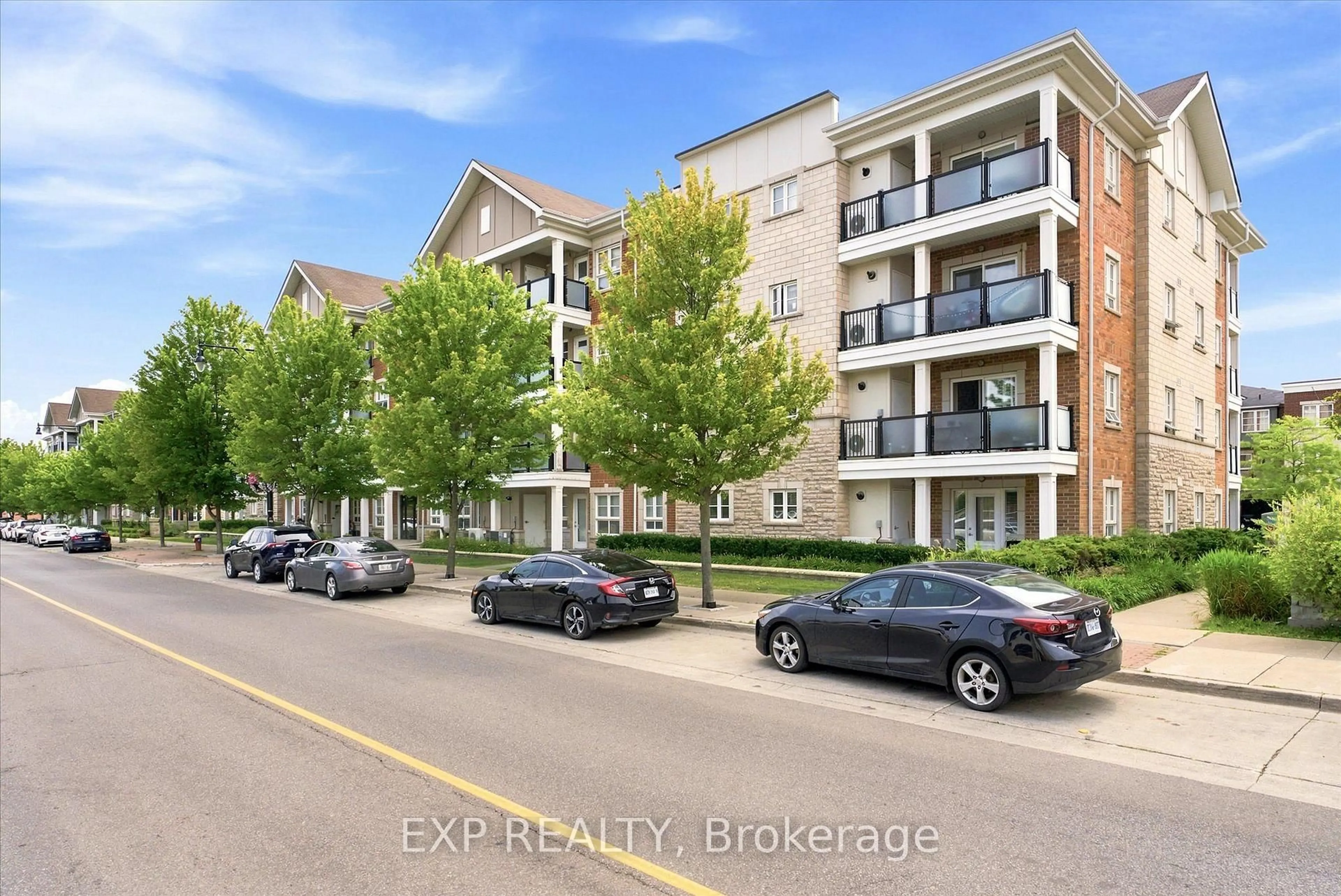 A pic from outside/outdoor area/front of a property/back of a property/a pic from drone, street for 60 Baycliffe Cres #412A, Brampton Ontario L7A 0Z4