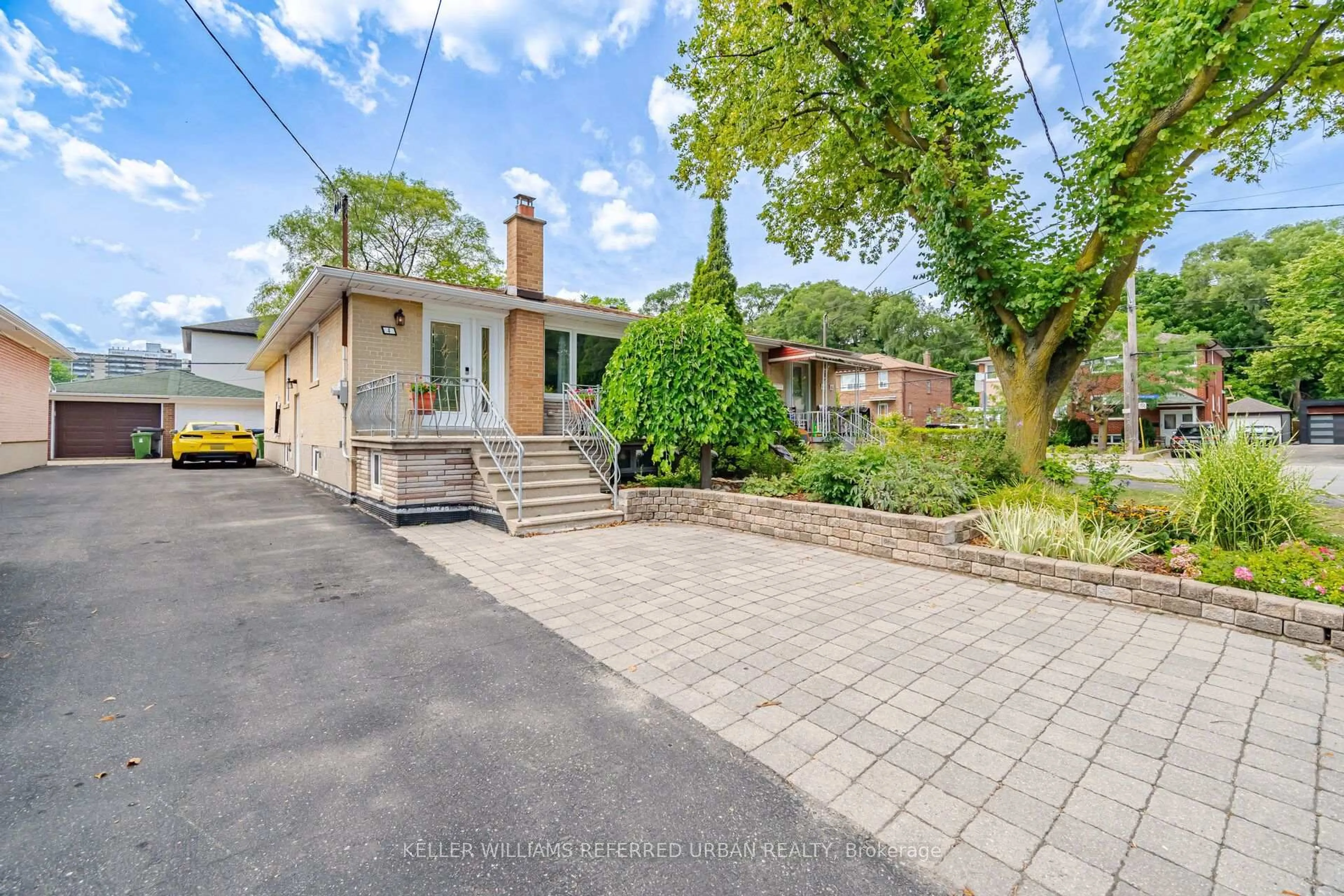 A pic from outside/outdoor area/front of a property/back of a property/a pic from drone, street for 4 Cameo Cres, Toronto Ontario M6N 2K5