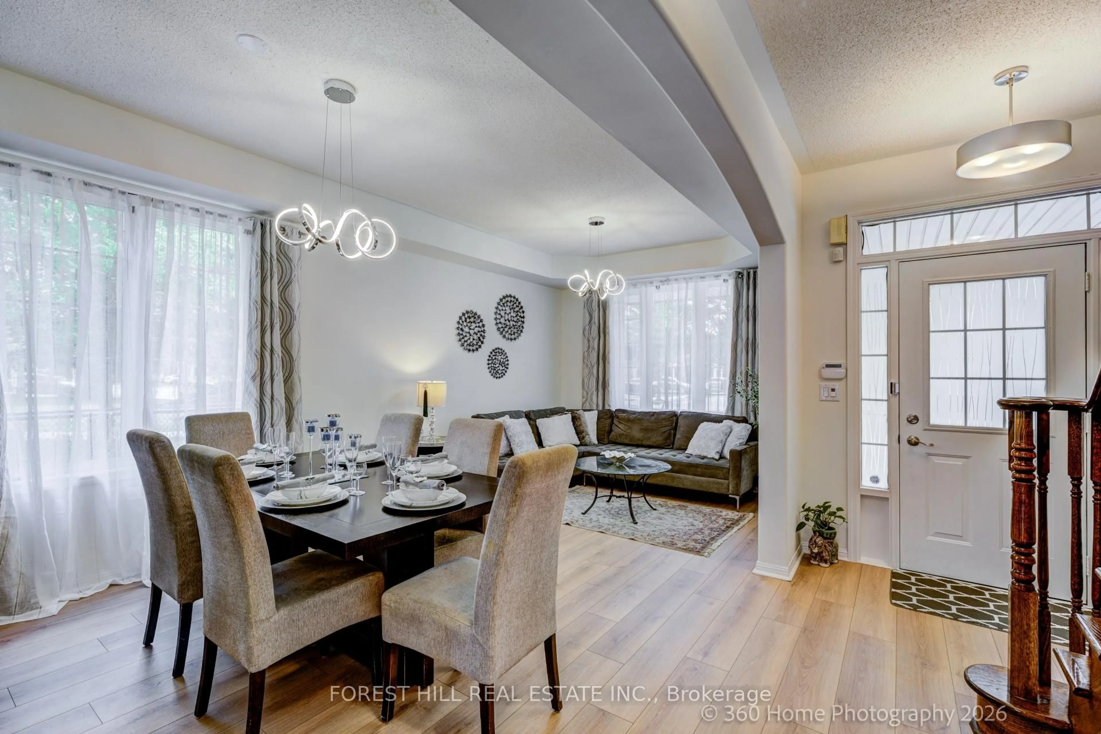 Dining room, wood/laminate floor for 1148 Barclay Circ, Milton Ontario L9T 5V9