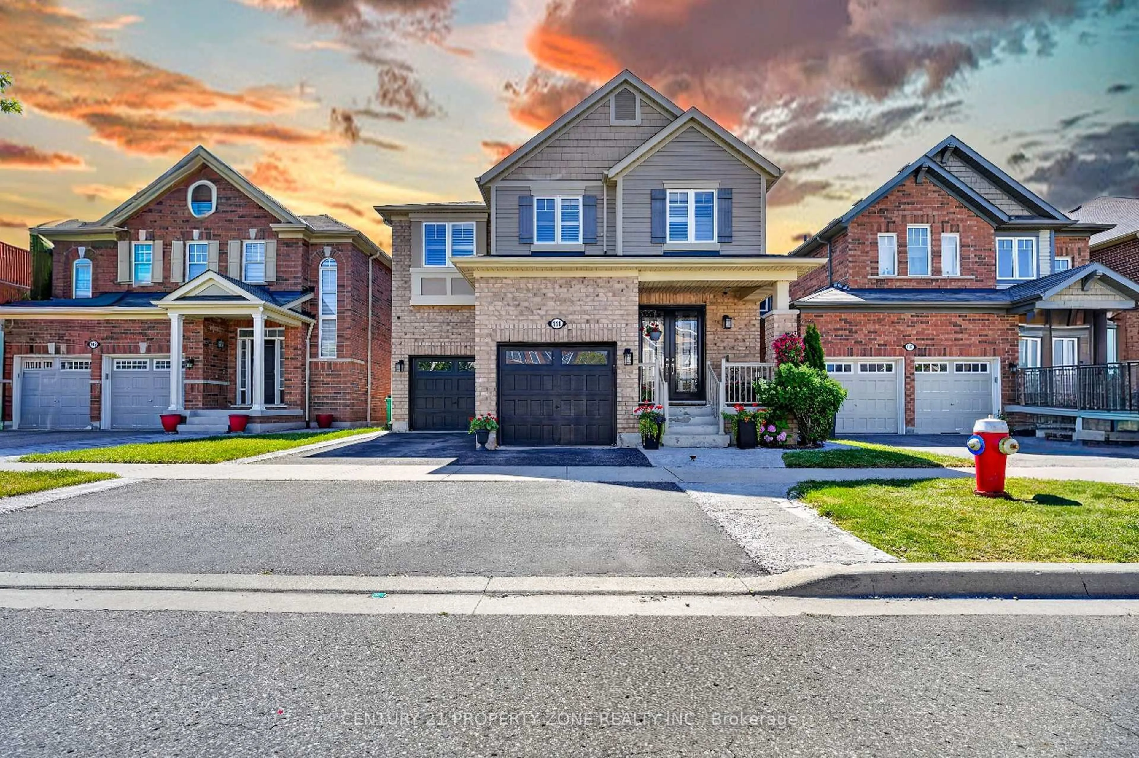 Home with brick exterior material, street for 114 Mincing Tr, Brampton Ontario L7A 4S8