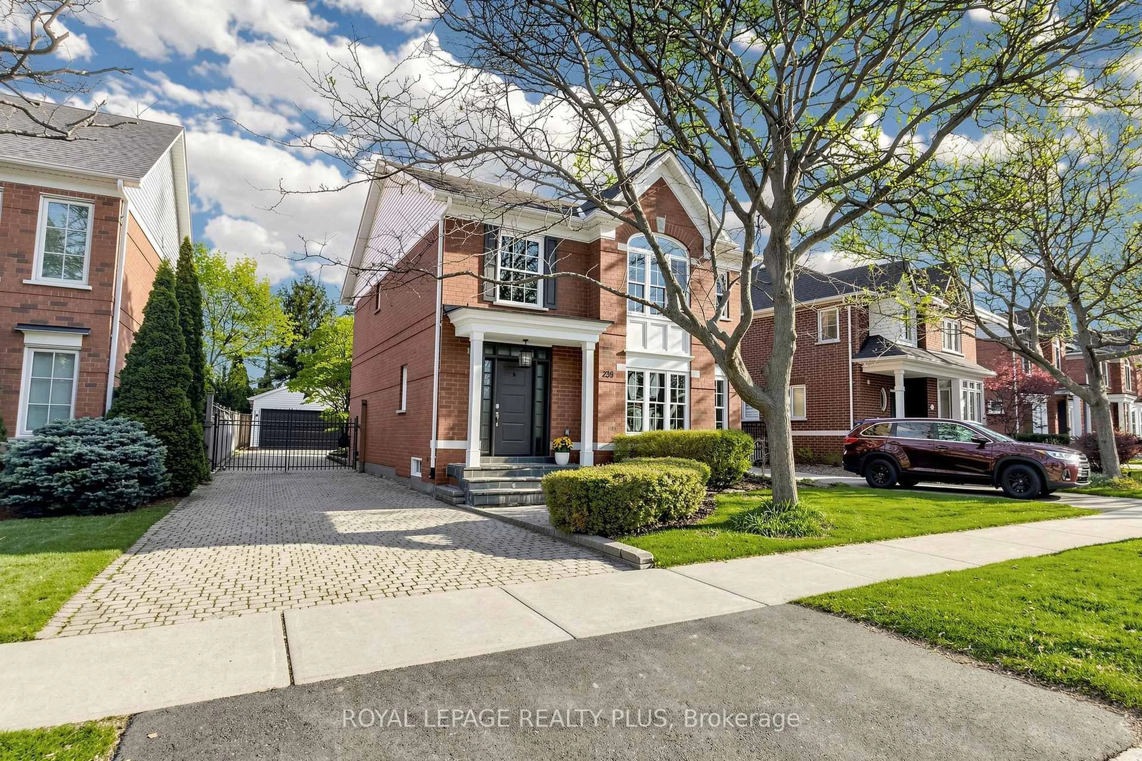 Home with brick exterior material, street for 239 Westfield Tr, Oakville Ontario L6H 6H8