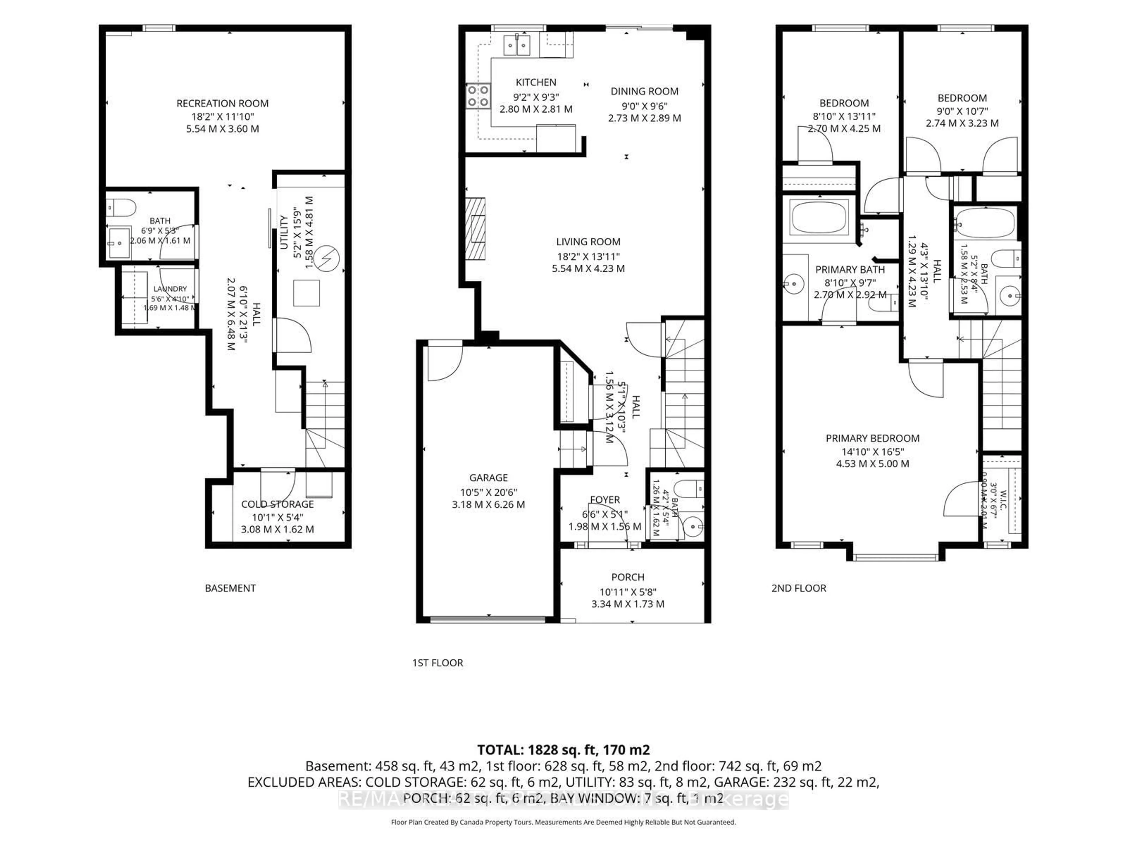 Floor plan for 28 Chetholme Pl, Halton Hills Ontario L7G 0E1