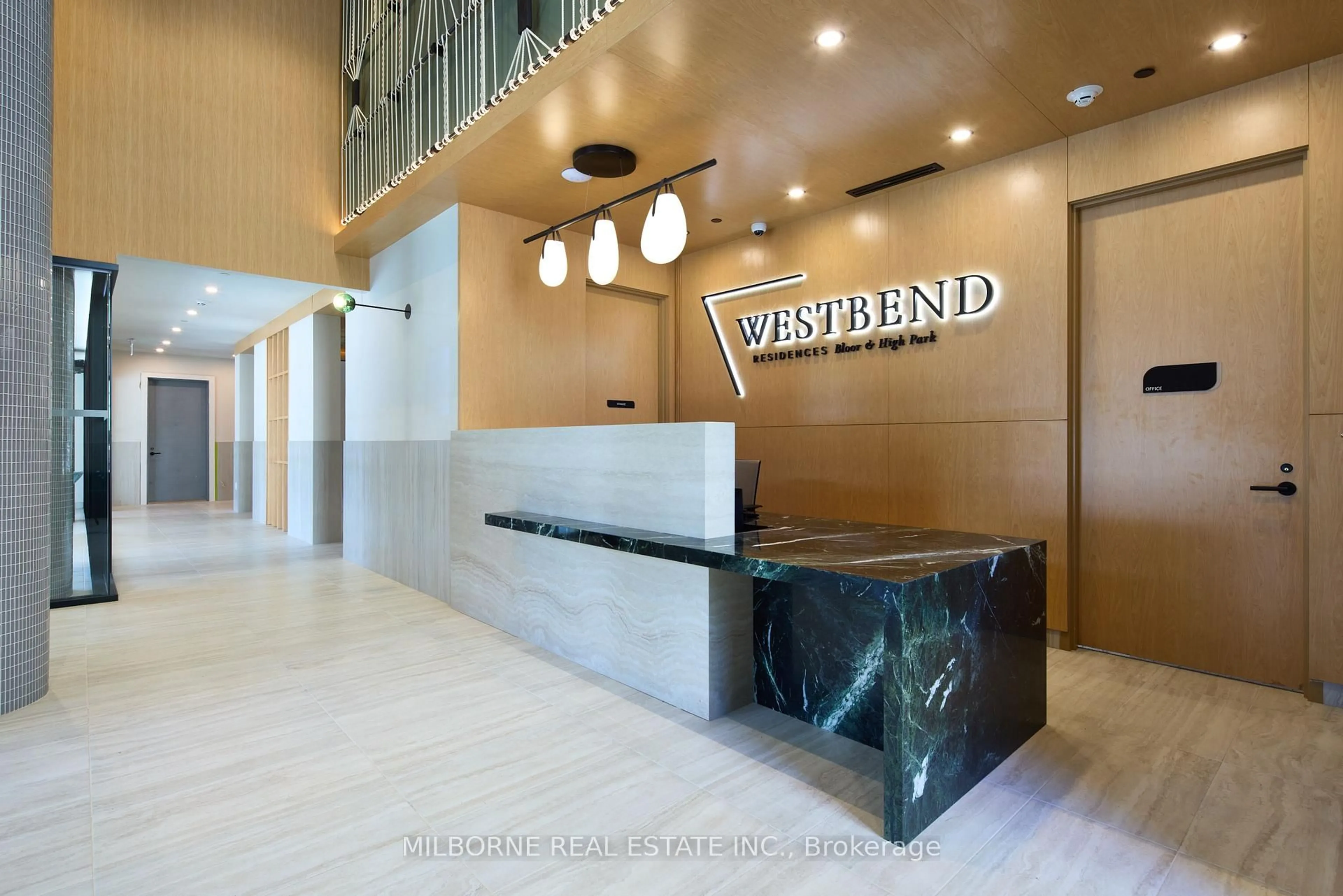 Lobby for 1660 Bloor St #909, Toronto Ontario M6P 1A8
