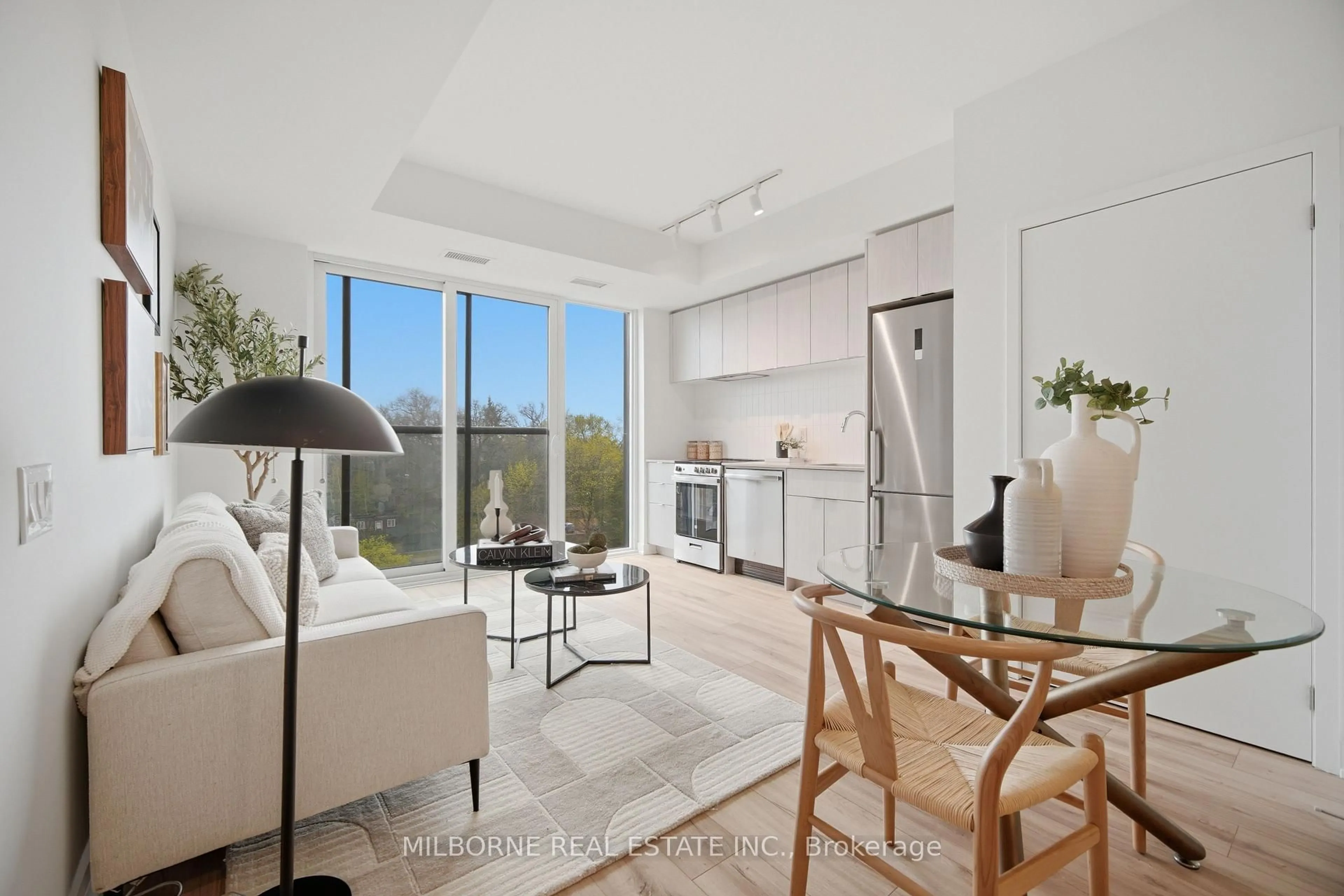 Open concept kitchen, unknown for 1660 Bloor St #708, Toronto Ontario M6P 1A8