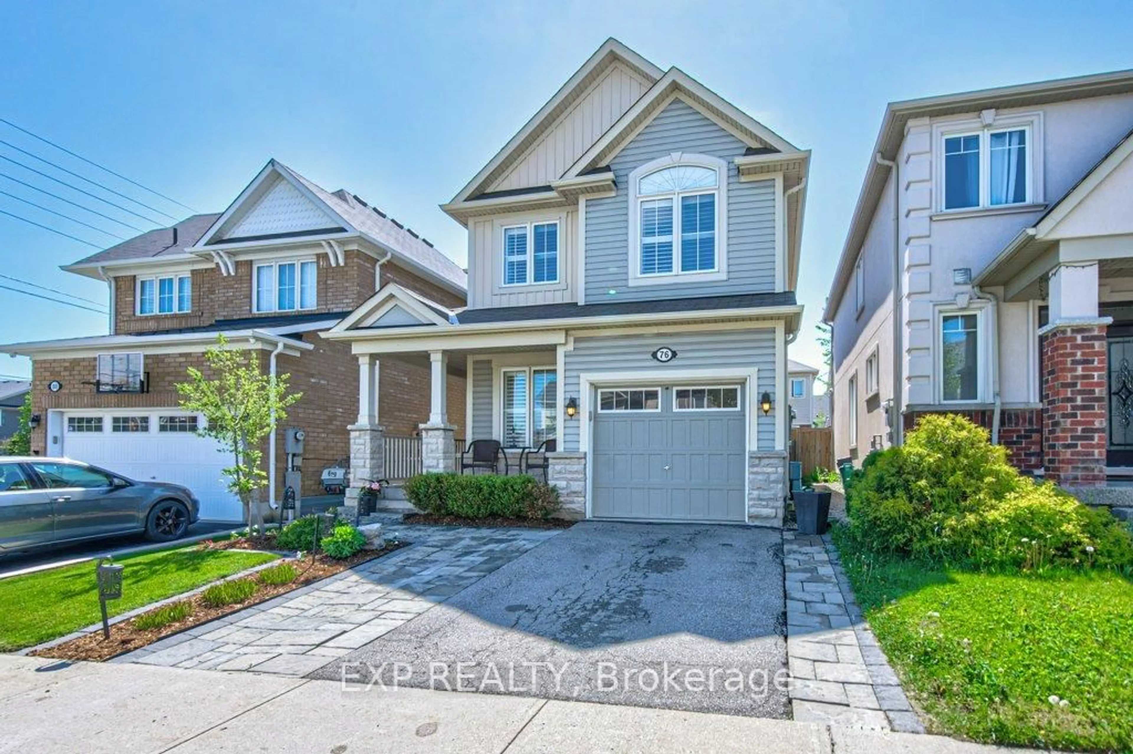 Home with vinyl exterior material, street for 76 Ruhl Dr, Milton Ontario L9T 8S4