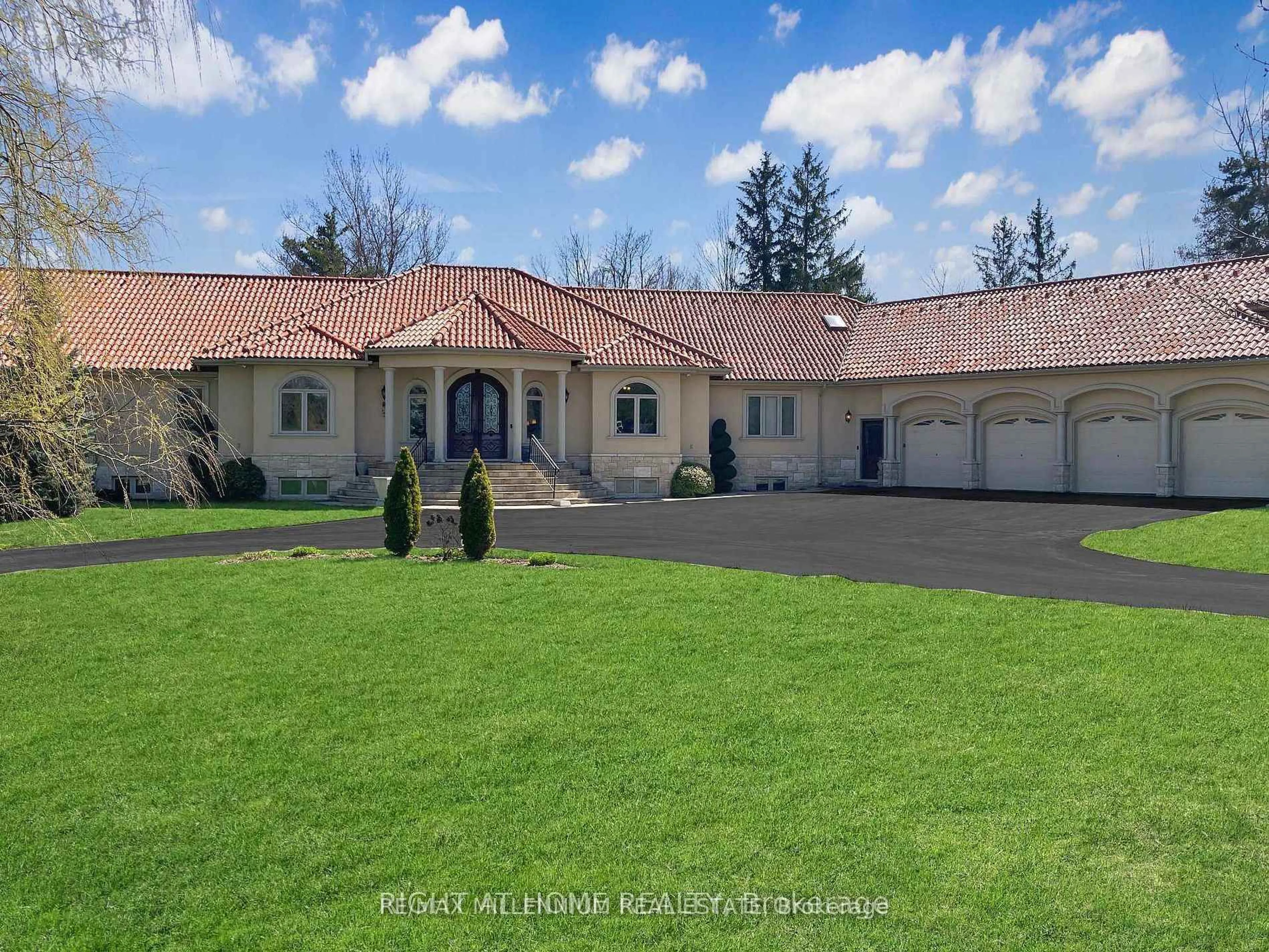 A pic from outside/outdoor area/front of a property/back of a property/a pic from drone, street for 16282 27 Side Rd, Halton Hills Ontario L0P 1N0