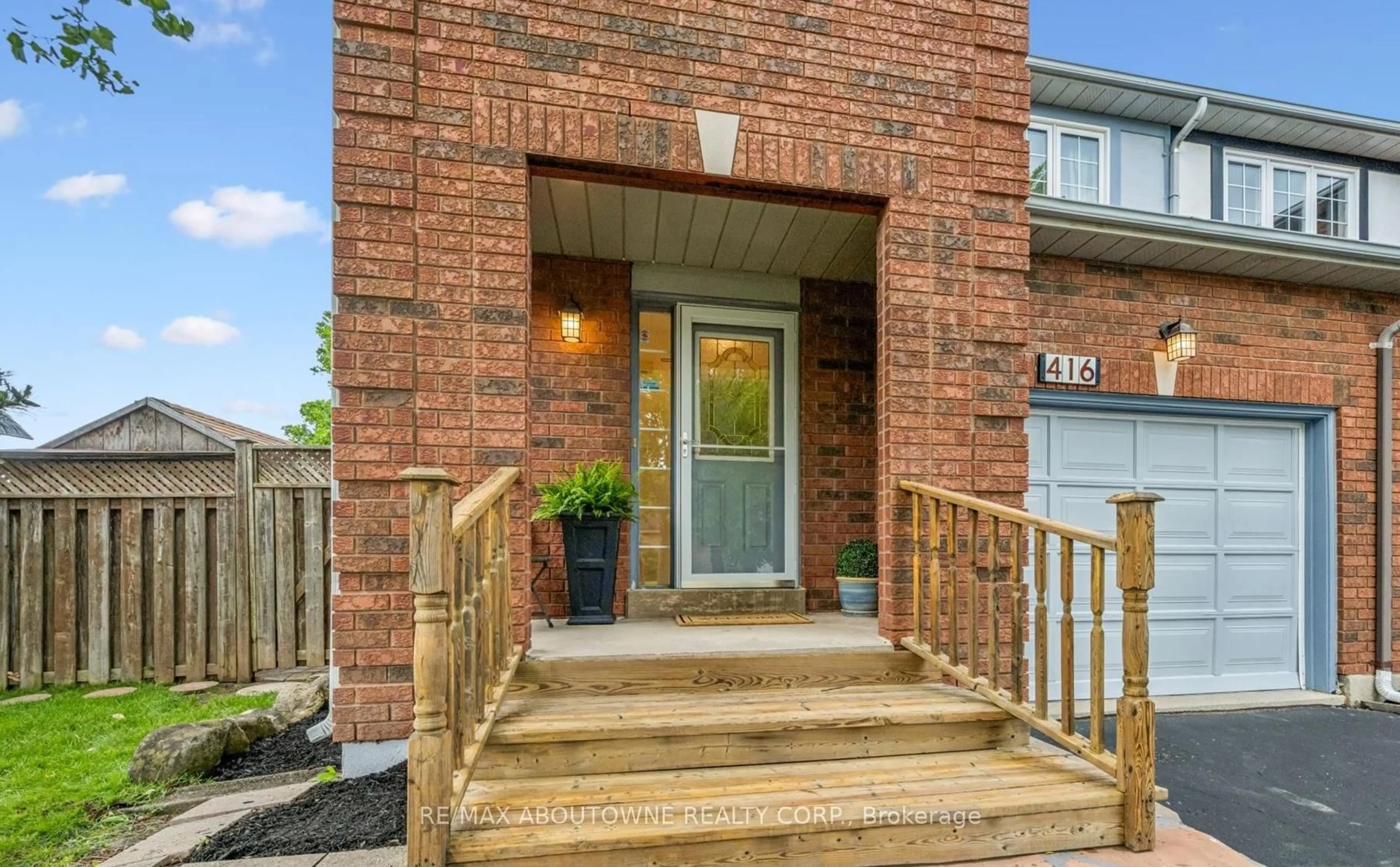 Home with brick exterior material, street for 416 Marlatt Dr, Oakville Ontario L6H 5X5