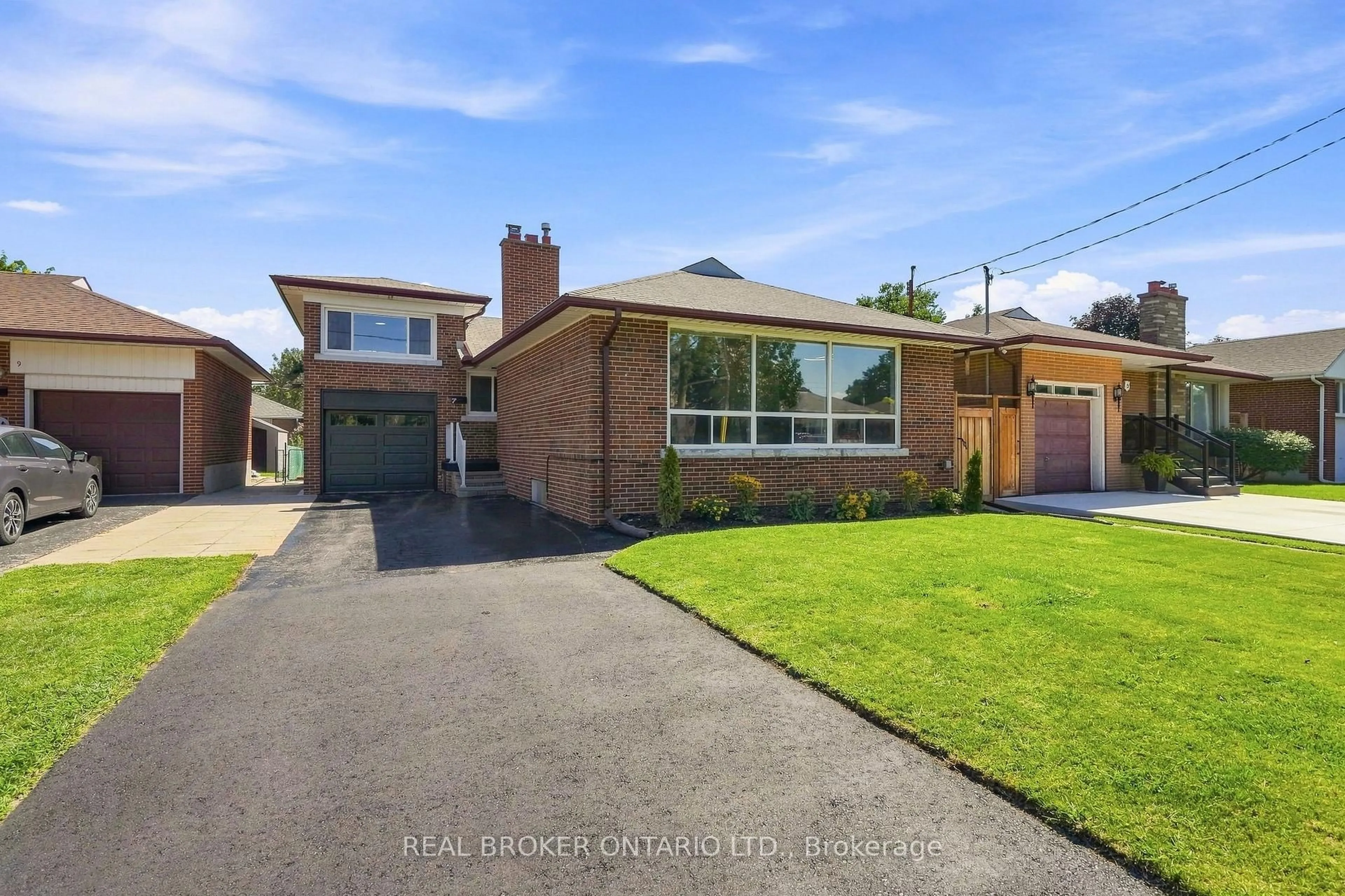 Home with brick exterior material, street for 7 Allison Dr, Toronto Ontario M8Z 3Z9