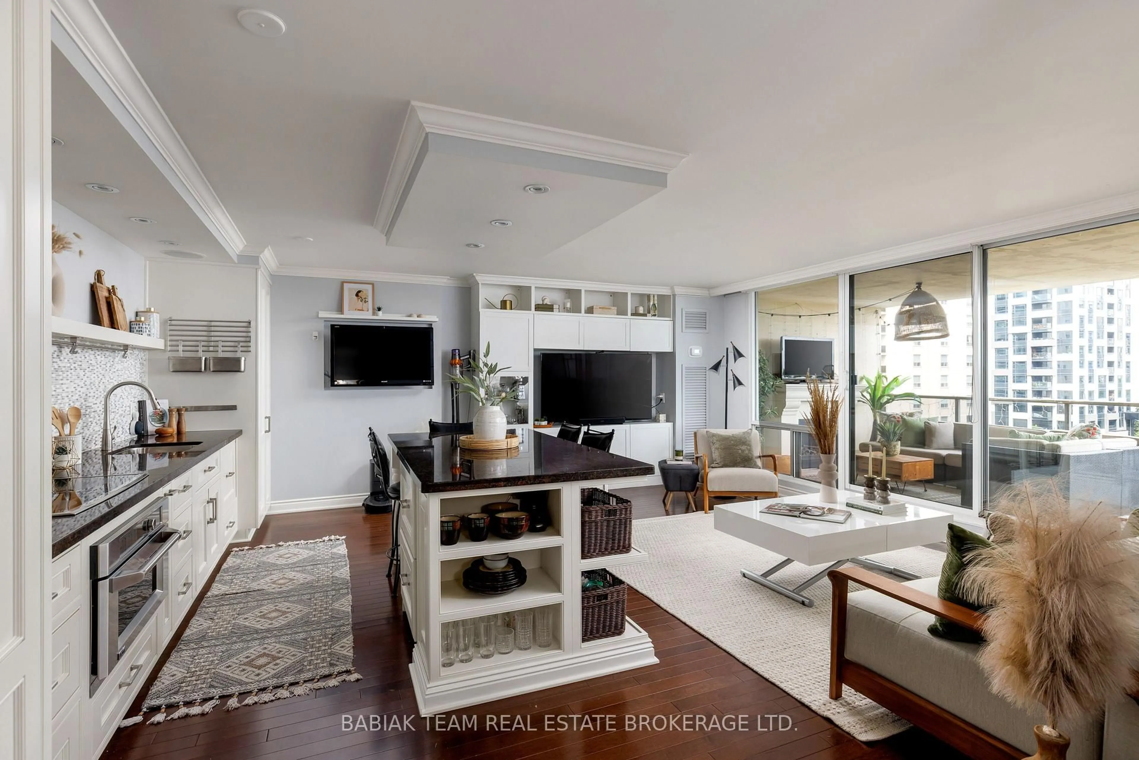Living room with furniture, unknown for 50 Quebec Ave #705, Toronto Ontario M6P 4B4