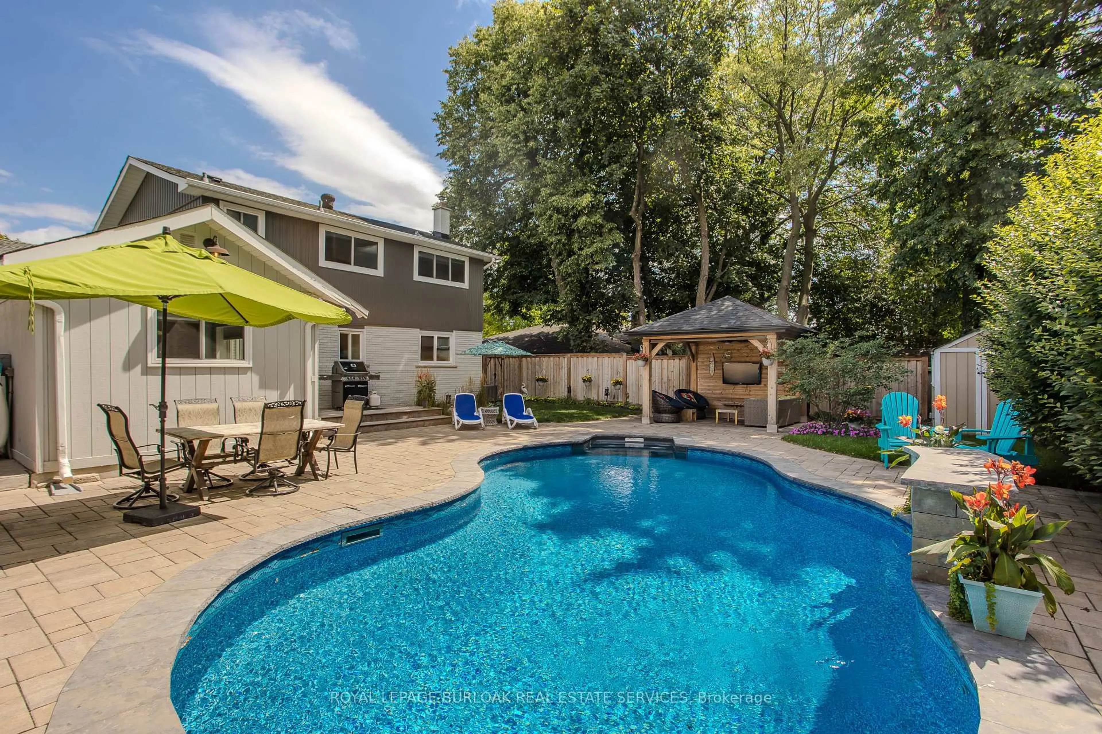 Pool for 2124 Sandringham Dr, Burlington Ontario L7P 1L9