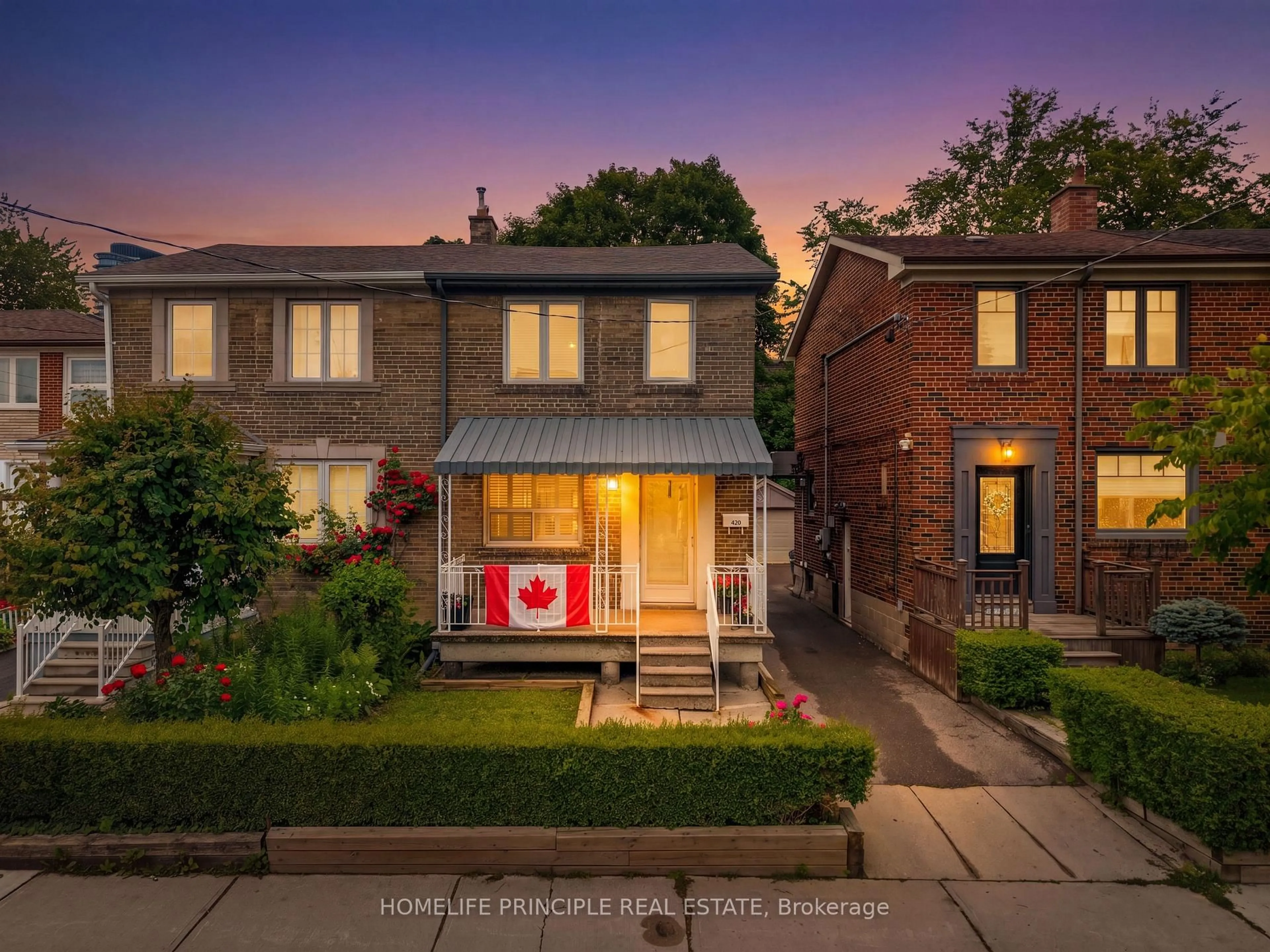 Home with brick exterior material, street for 420 Salem Ave, Toronto Ontario M6H 3E1