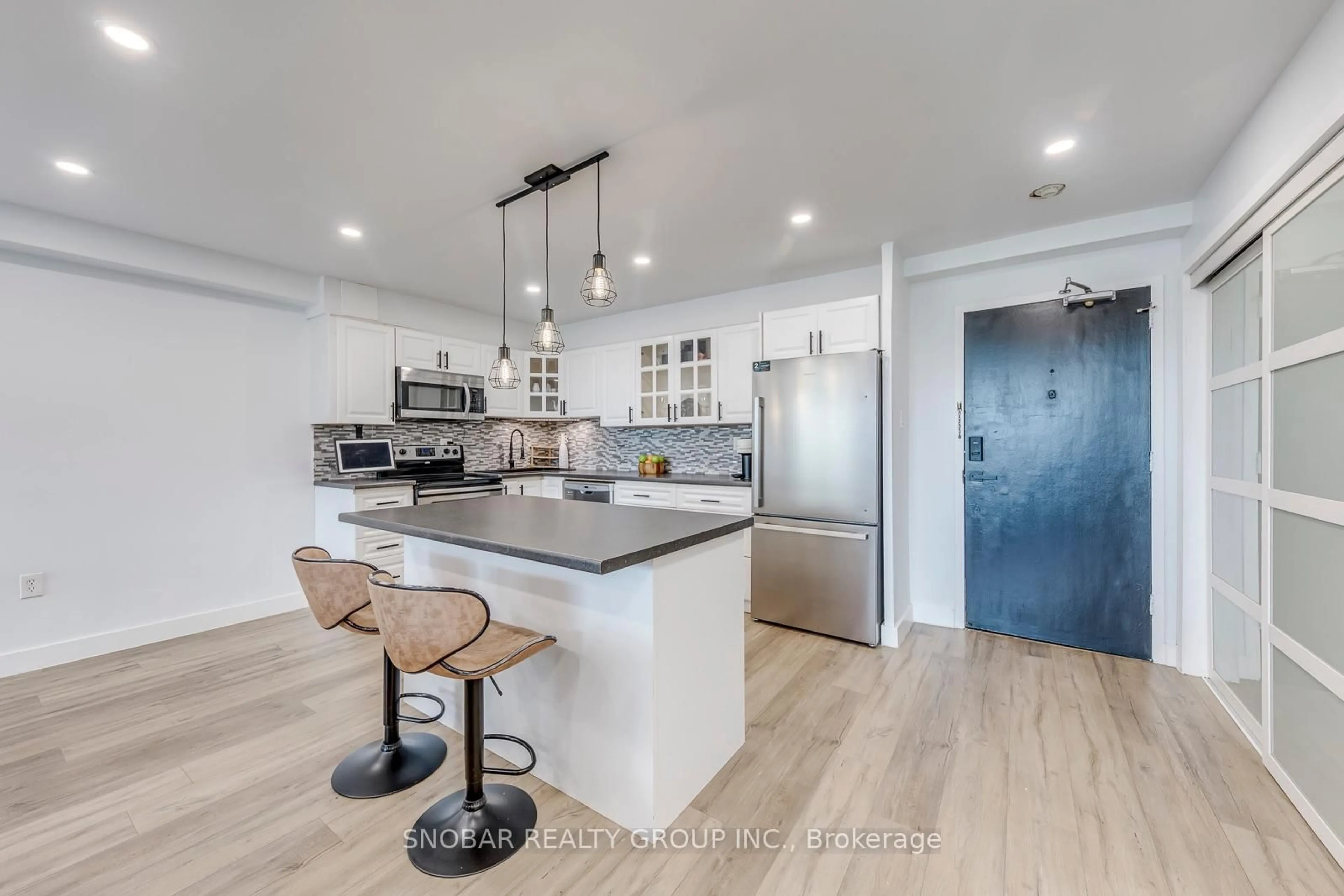 Open concept kitchen, unknown for 15 La Rose Ave #204, Toronto Ontario M9P 1A7