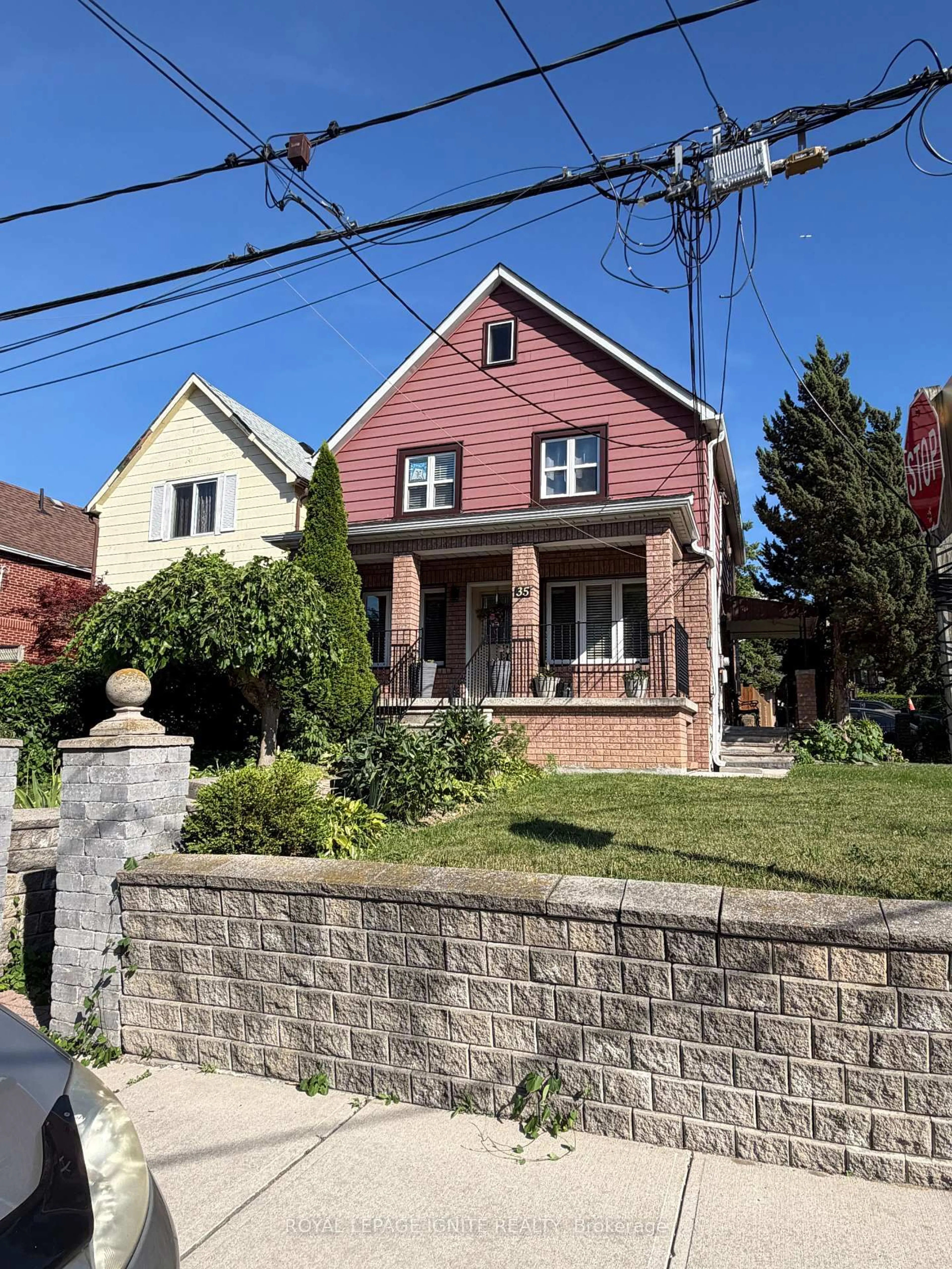 Home with brick exterior material, street for 35 Hillary Ave, Toronto Ontario M6N 2B9