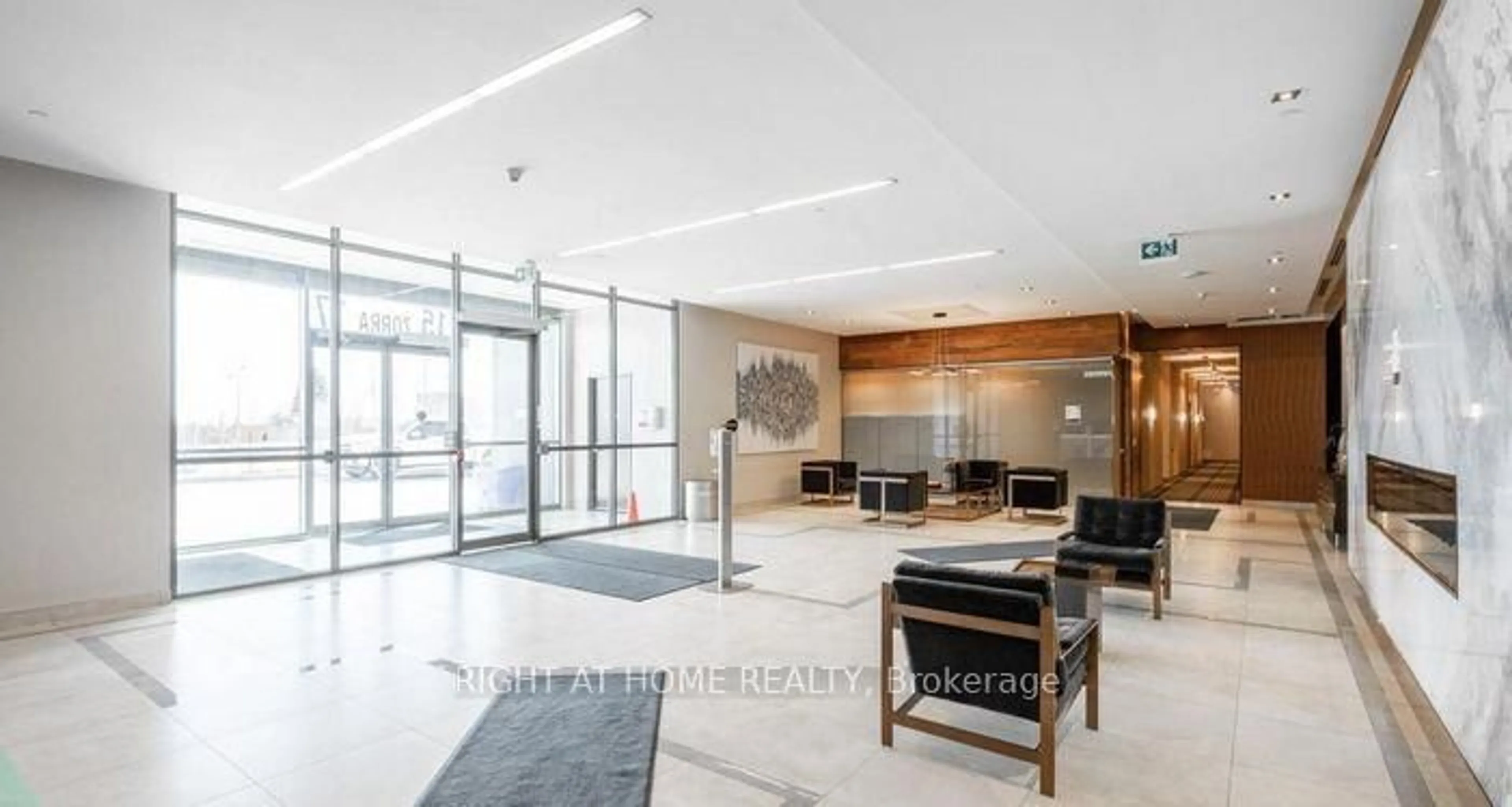 Indoor foyer for 15 Zorra St #1807, Toronto Ontario M8Z 0C1