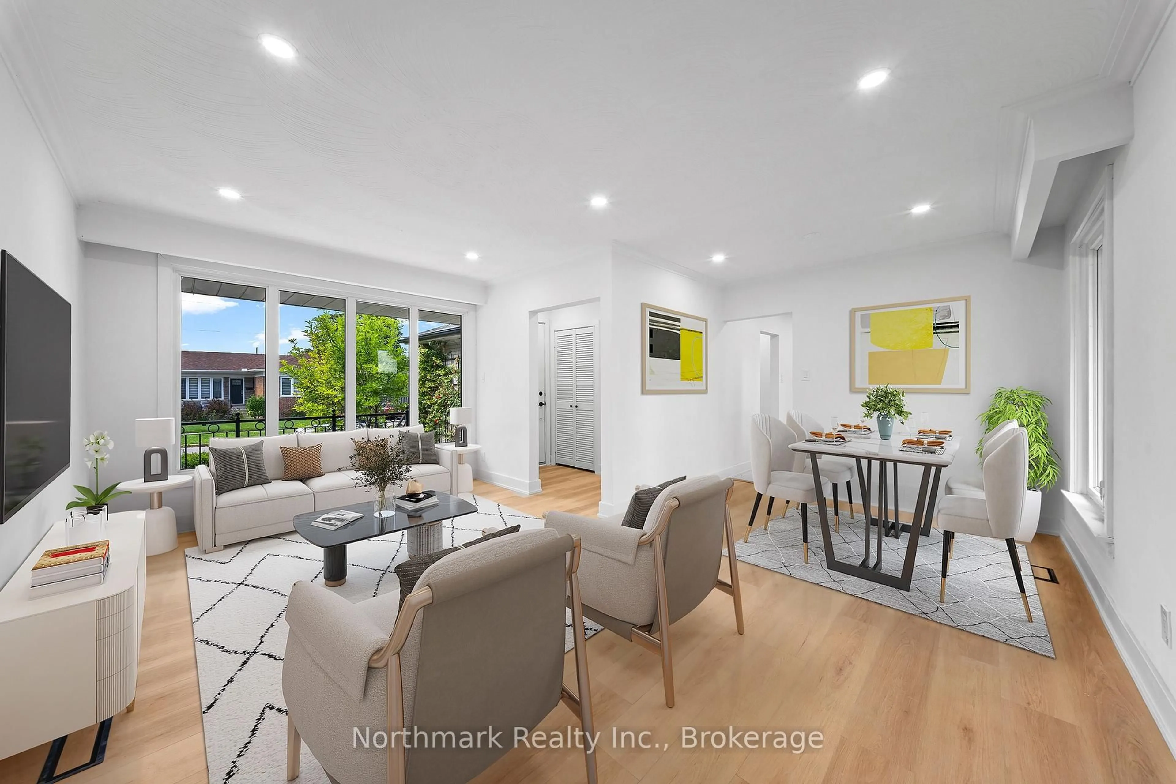 Living room with furniture, unknown for 48 Benway Dr, Toronto Ontario M9W 1Z3