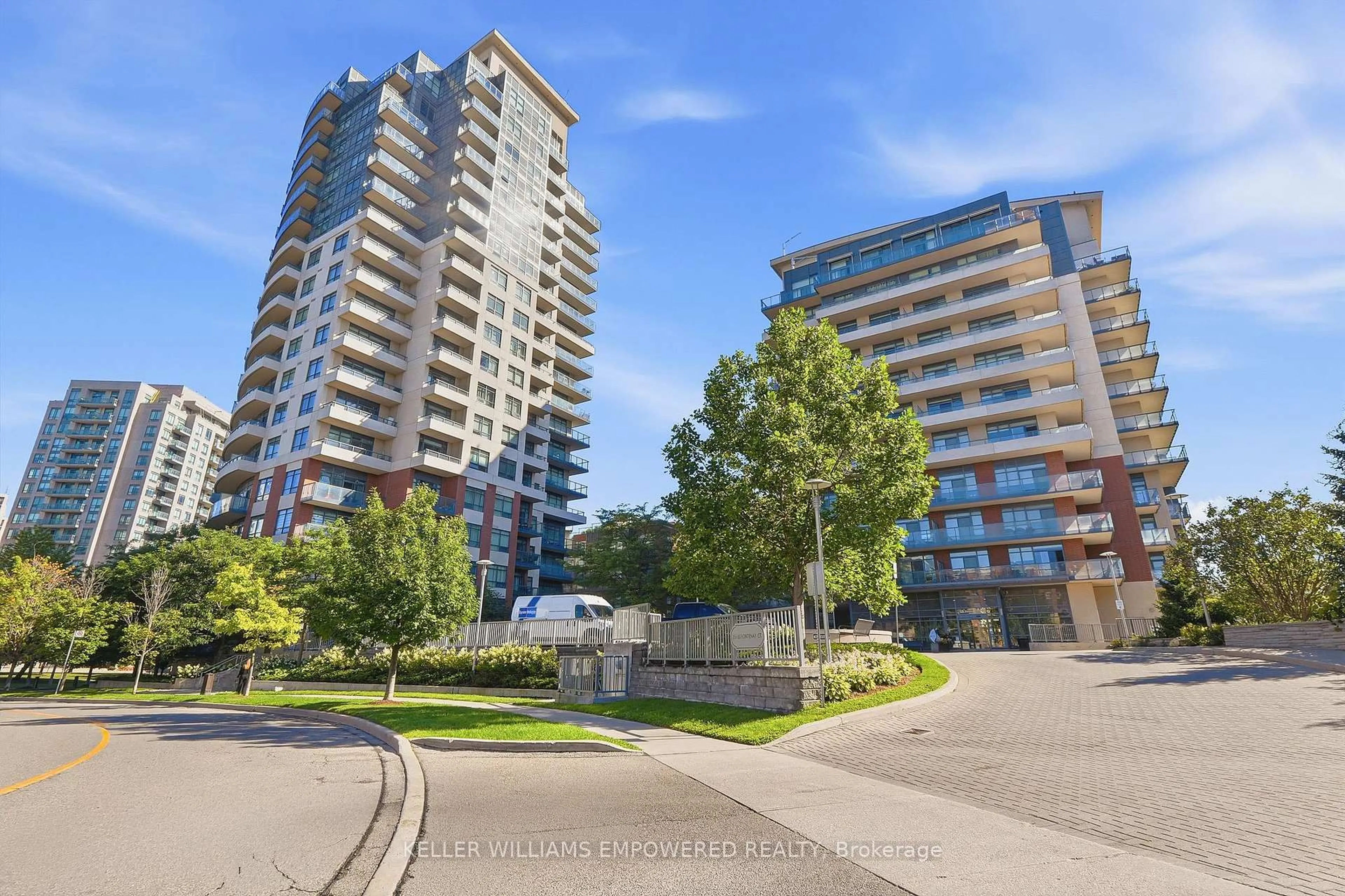 A pic from outside/outdoor area/front of a property/back of a property/a pic from drone, unknown for 25 Fontenay Crt #1104, Toronto Ontario M9A 0C4