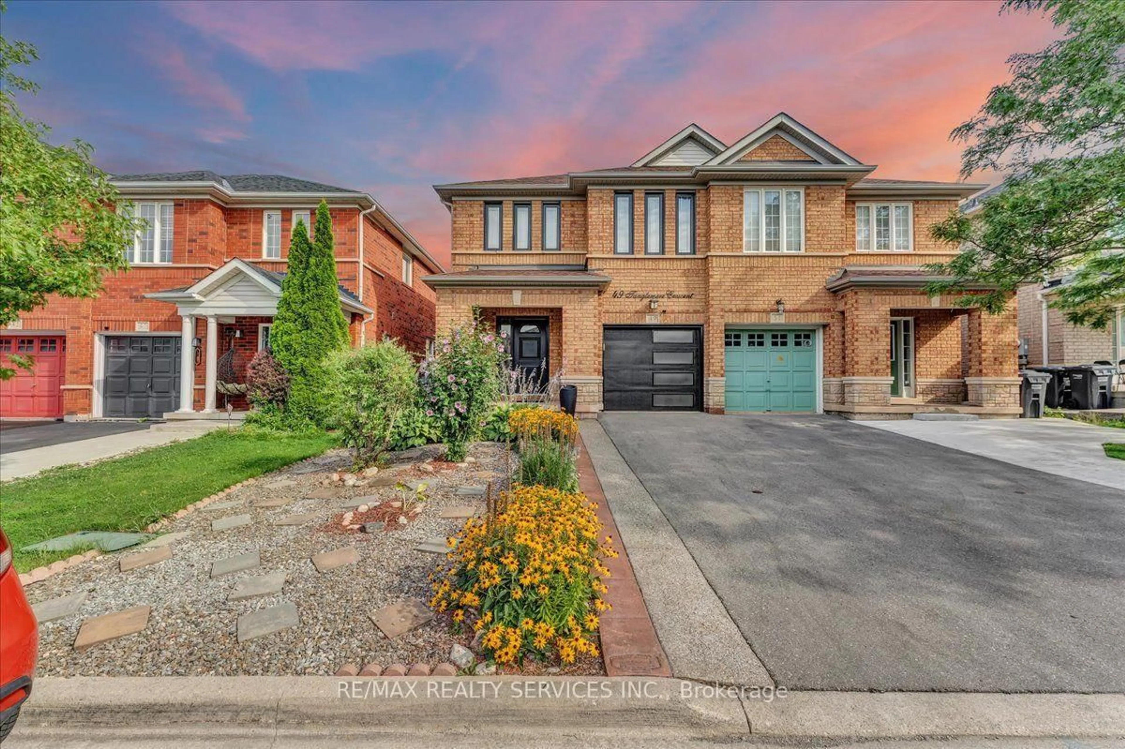 Home with brick exterior material, street for 49 TANGLEMERE Cres, Brampton Ontario L7A 1R8