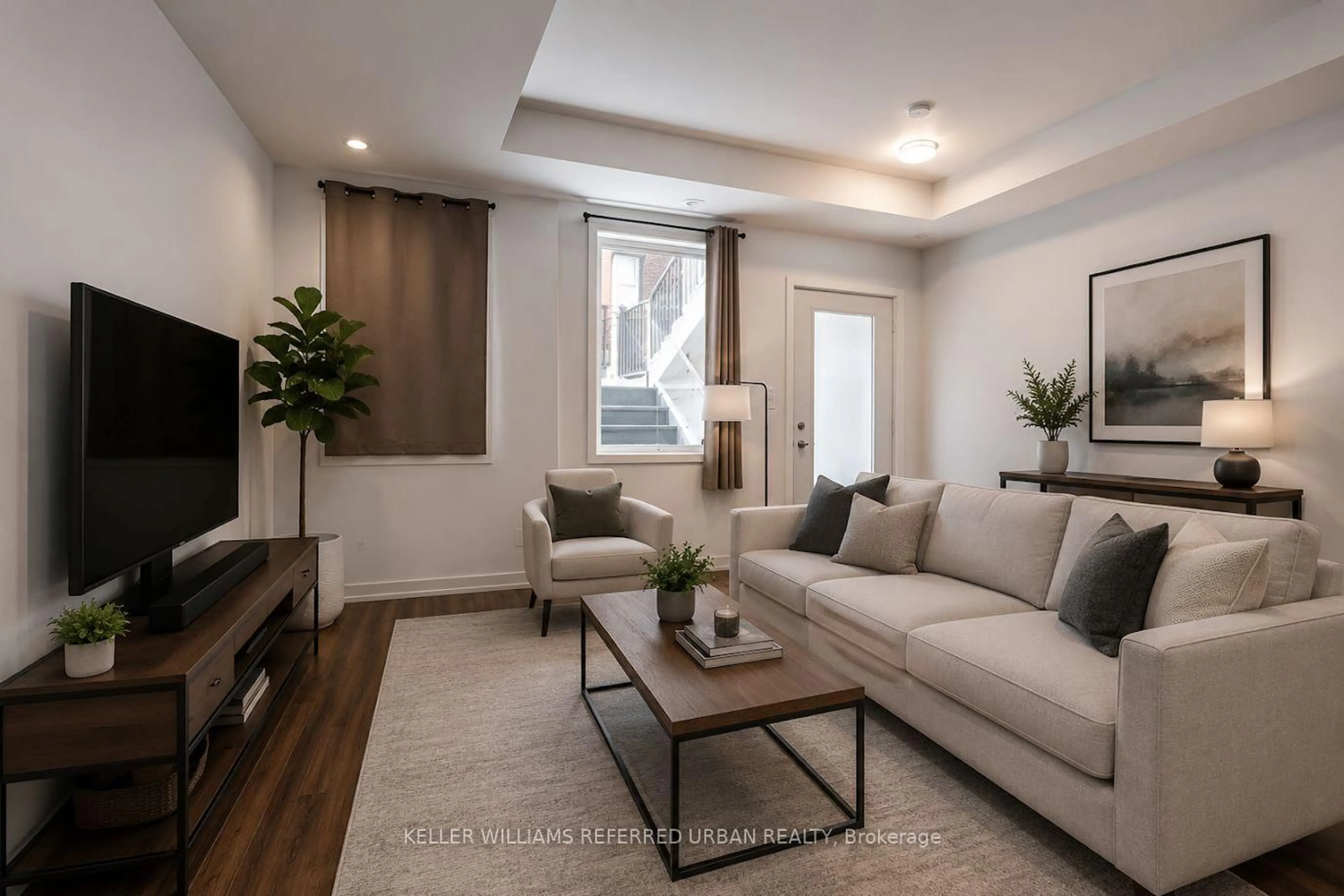 Living room with furniture, unknown for 867 Wilson Ave #3B, Toronto Ontario M3K 0A4